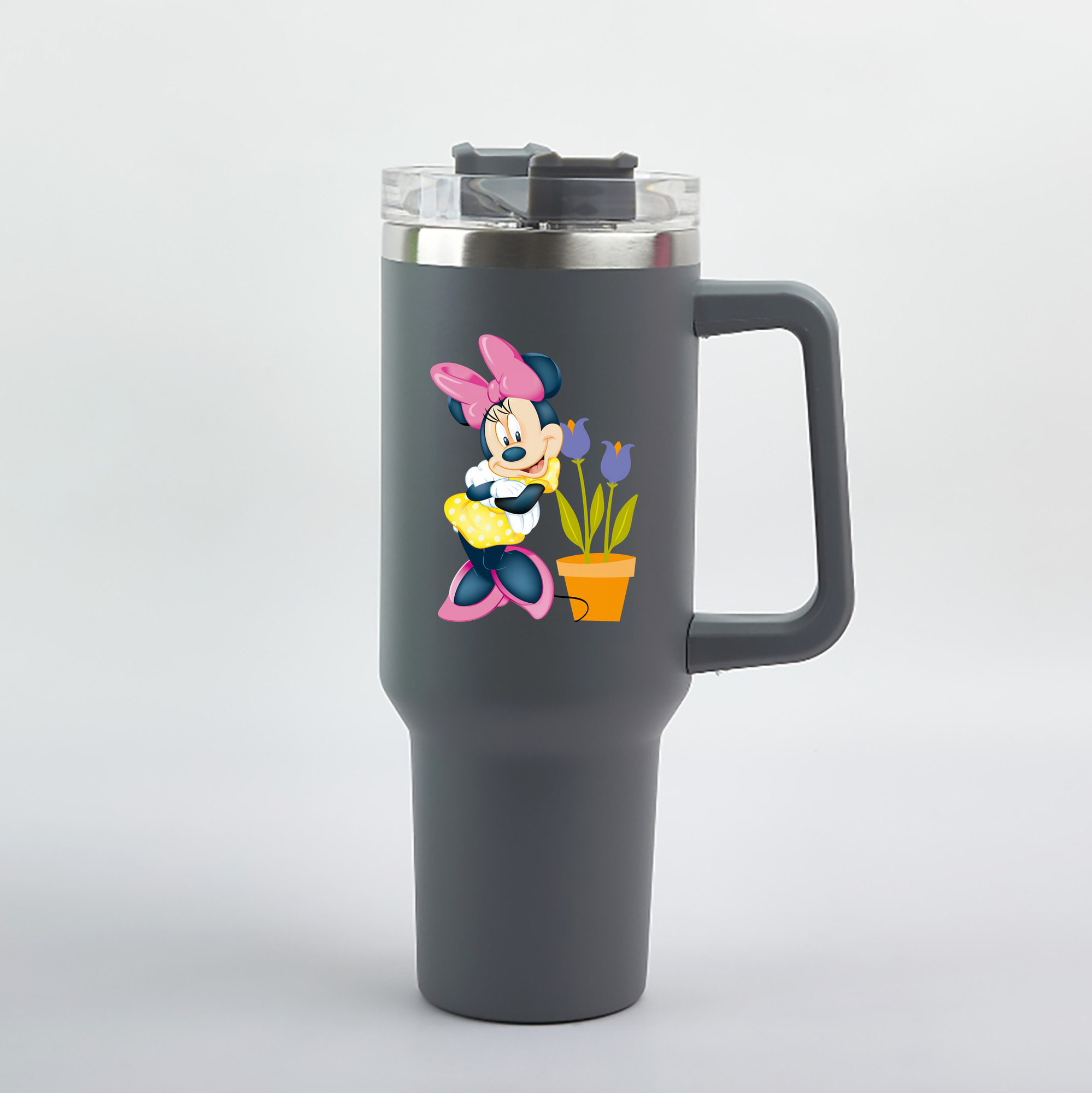 （画像用） ミッキーマウス Mickey Mouse 1200mL車用タンブラー（カラープリント）