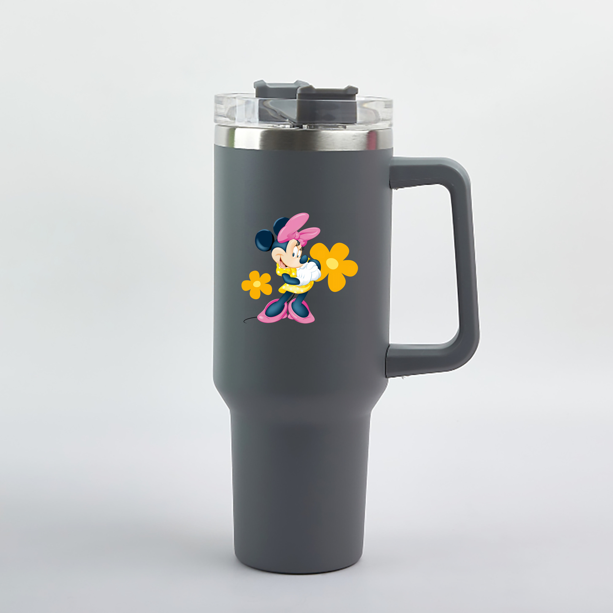 （画像用） ミッキーマウス Mickey Mouse 1200mL車用タンブラー（カラープリント）