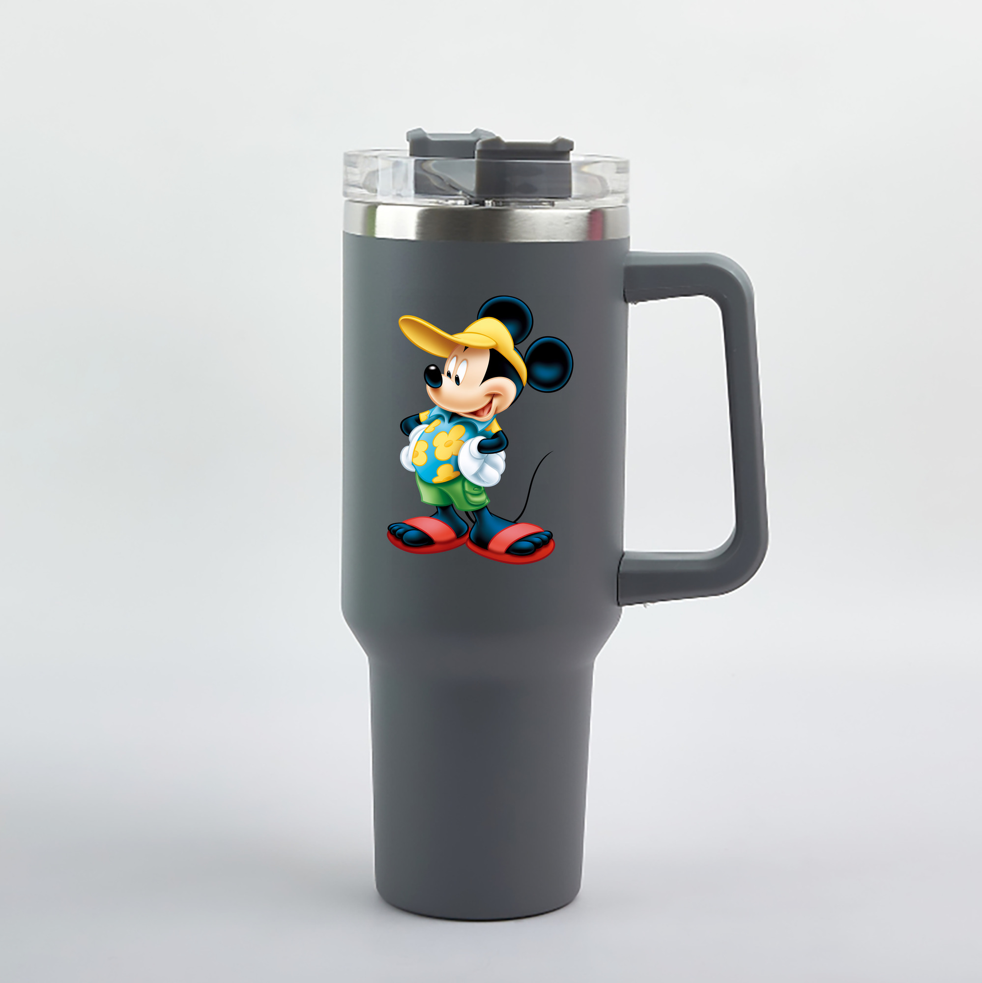 （画像用） ミッキーマウス Mickey Mouse 1200mL車用タンブラー（カラープリント）