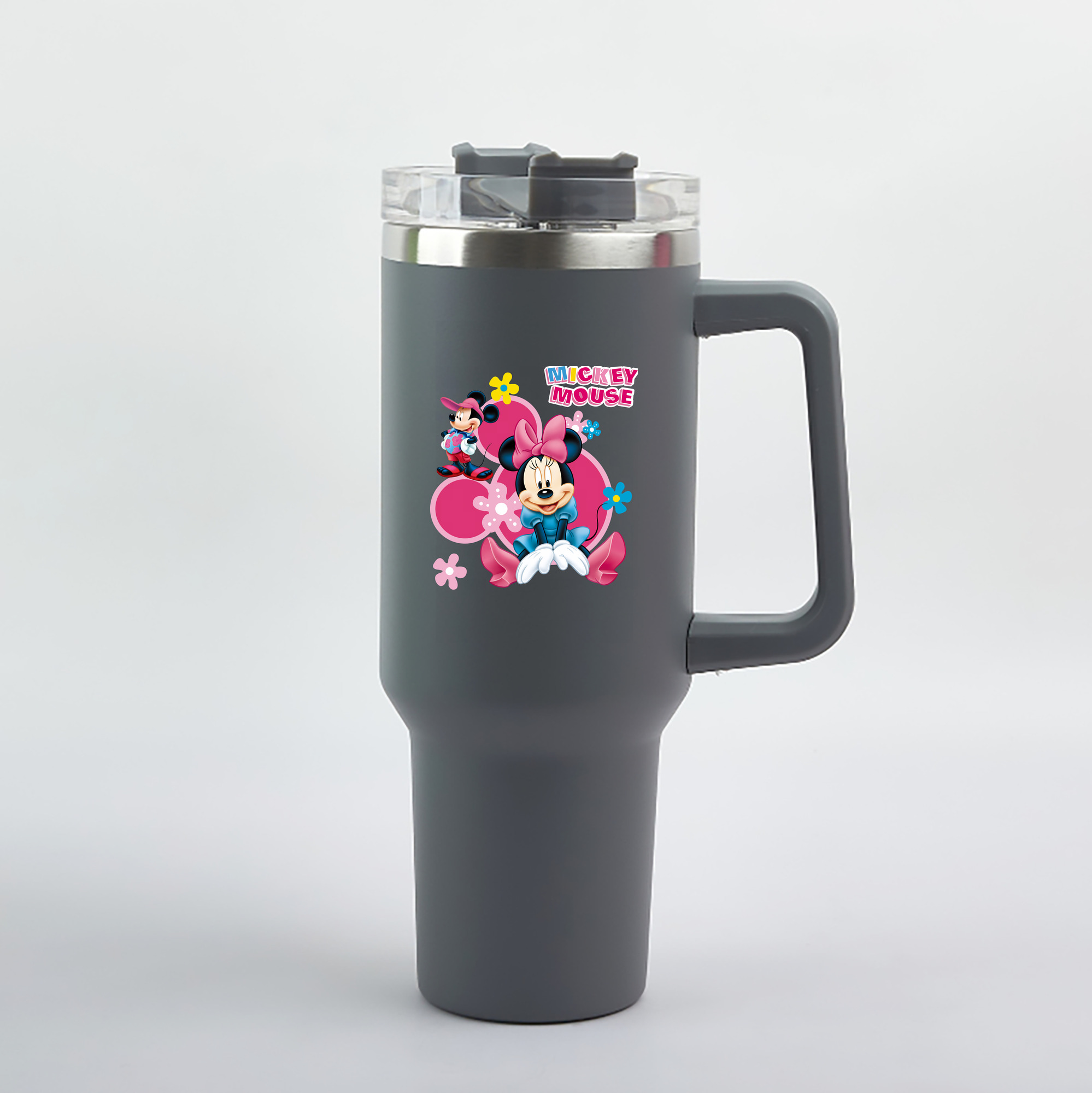 （画像用） ミッキーマウス Mickey Mouse 1200mL車用タンブラー（カラープリント）
