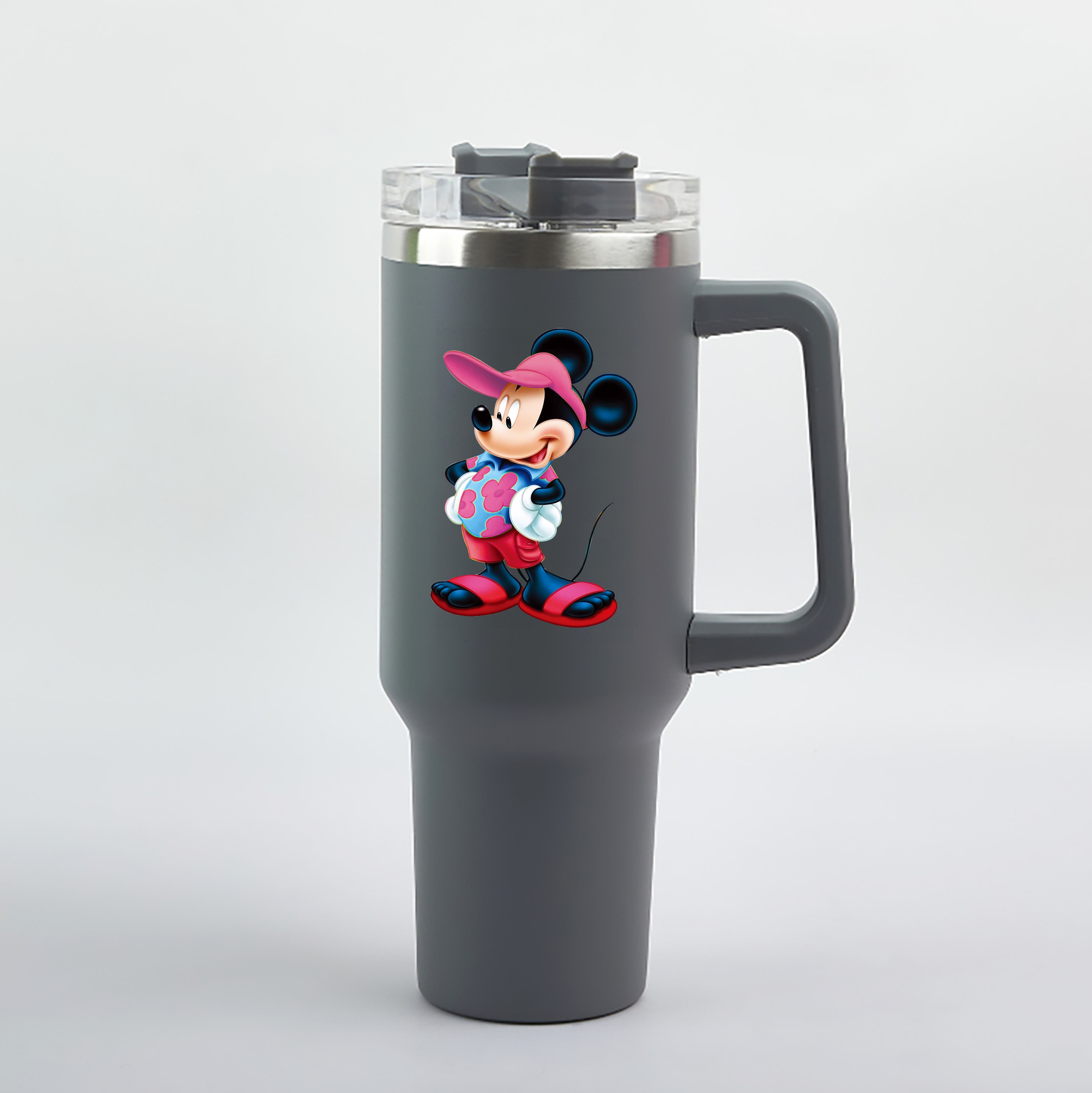 （画像用） ミッキーマウス Mickey Mouse 1200mL車用タンブラー（カラープリント）