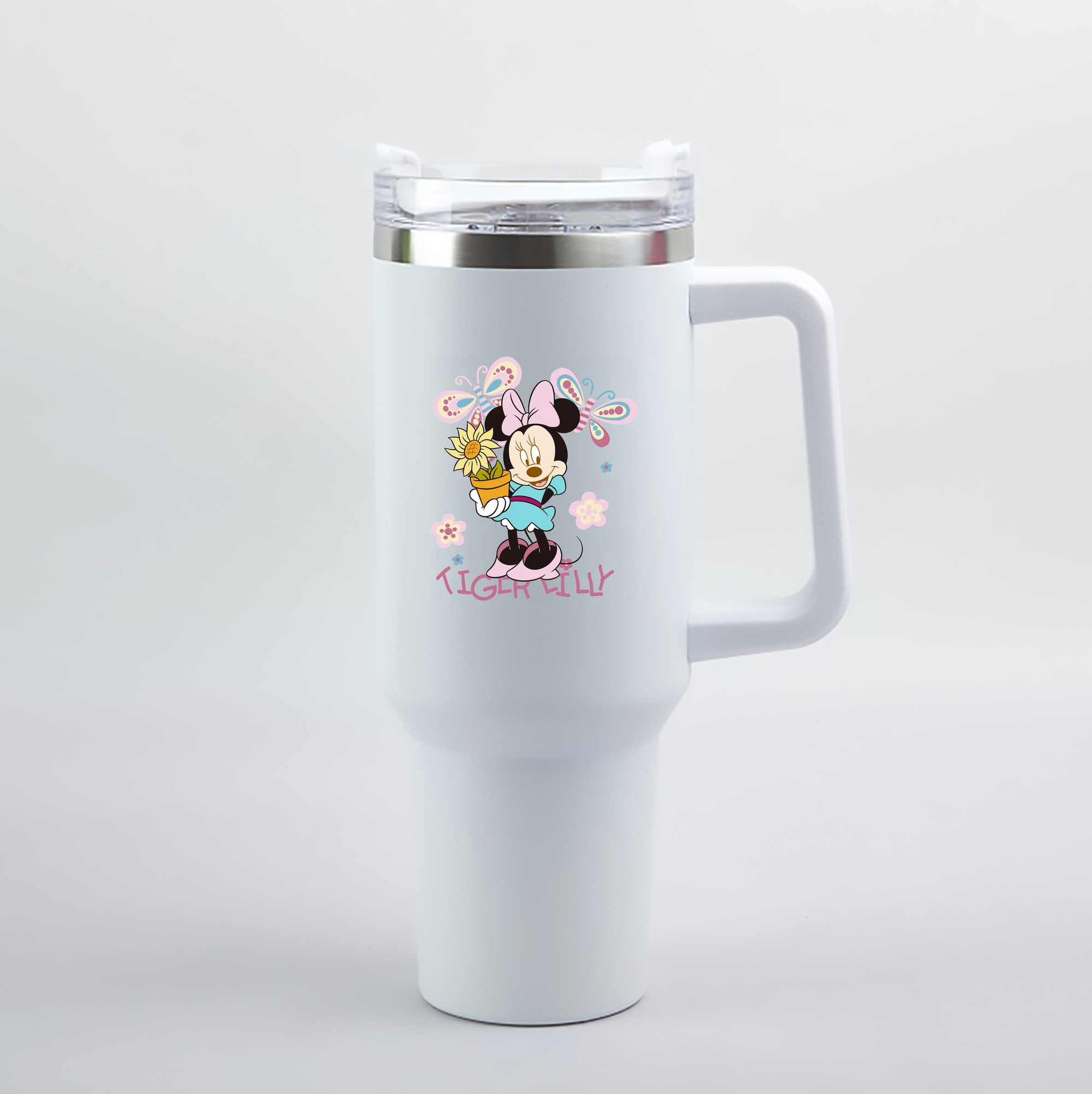 （画像用） ミッキーマウス Mickey Mouse 1200mL車用タンブラー（カラープリント）