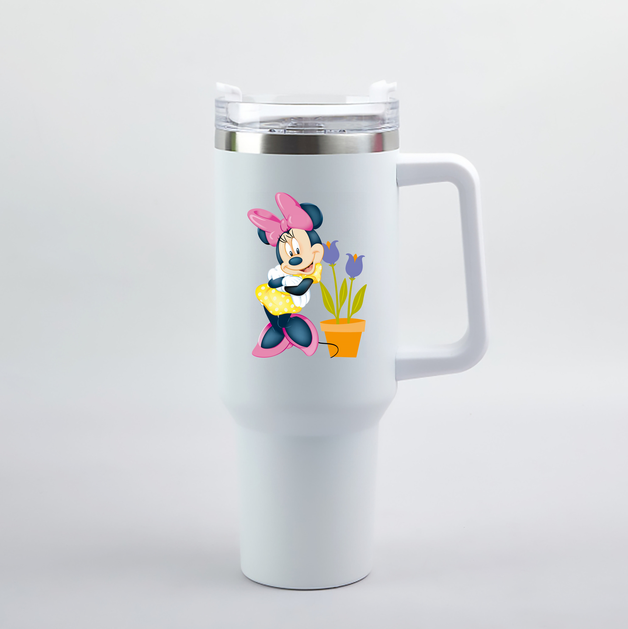 （画像用） ミッキーマウス Mickey Mouse 1200mL車用タンブラー（カラープリント）