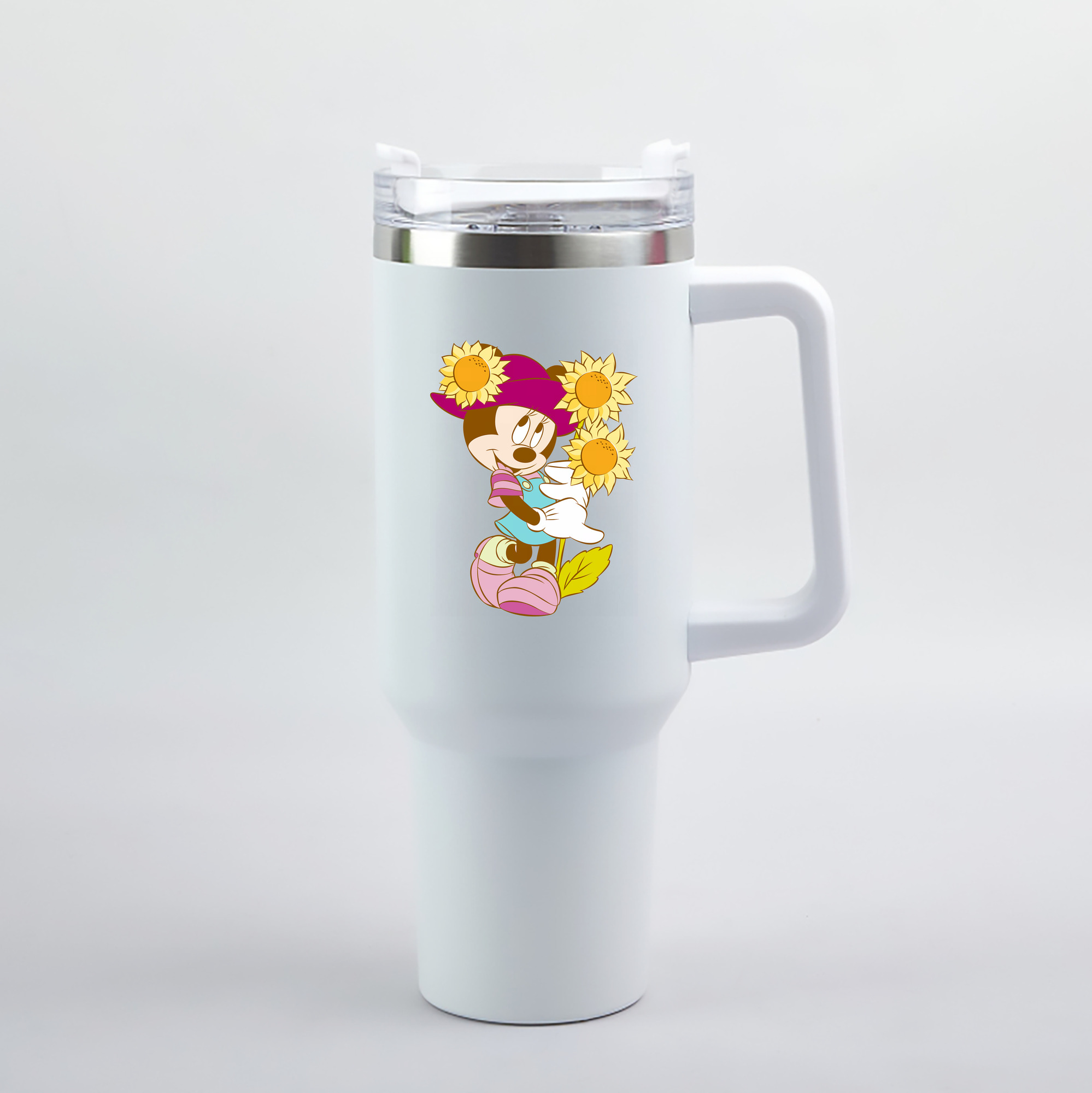 （画像用） ミッキーマウス Mickey Mouse 1200mL車用タンブラー（カラープリント）