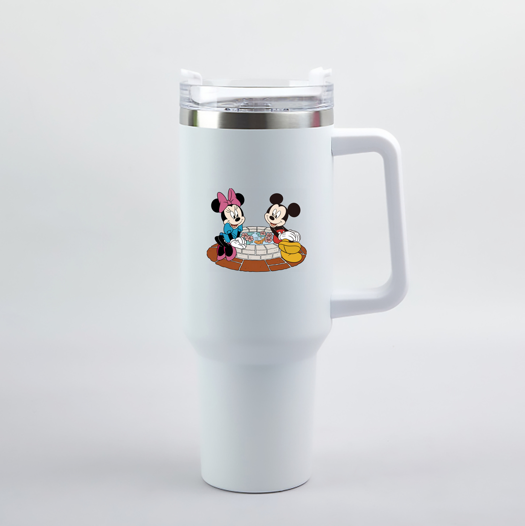 （画像用） ミッキーマウス Mickey Mouse 1200mL車用タンブラー（カラープリント）
