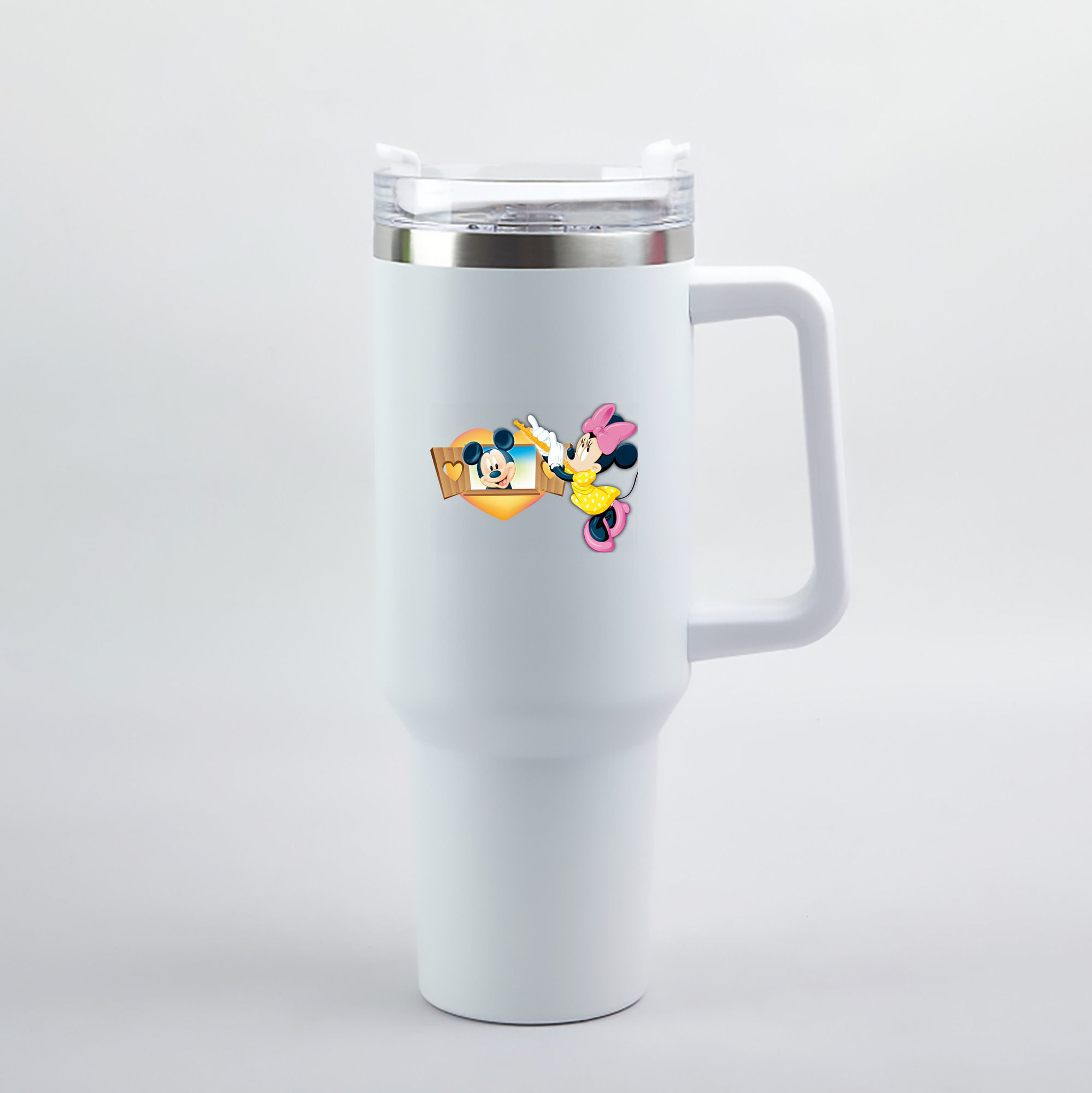 （画像用） ミッキーマウス Mickey Mouse 1200mL車用タンブラー（カラープリント）