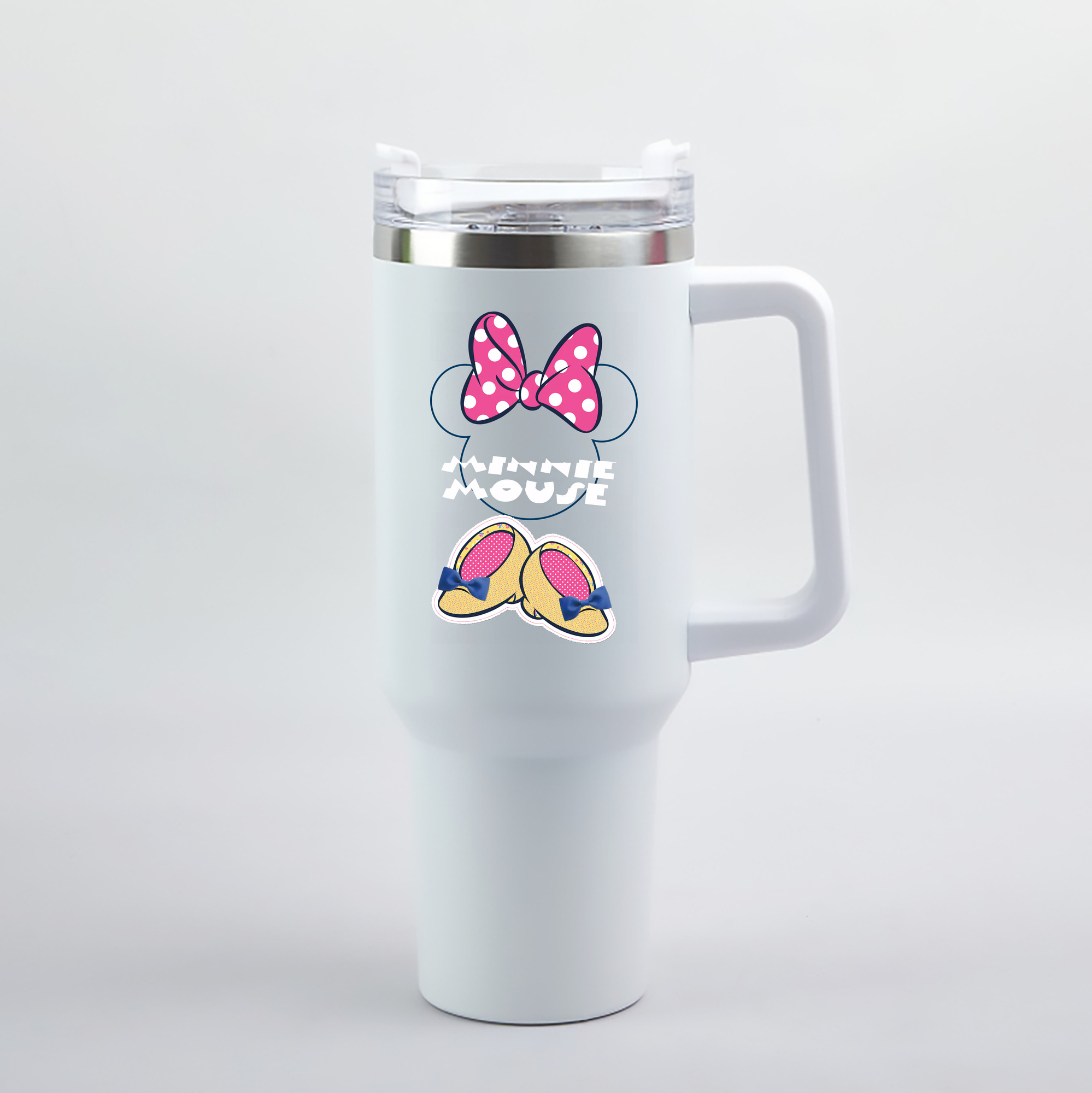 （画像用） ミッキーマウス Mickey Mouse 1200mL車用タンブラー（カラープリント）
