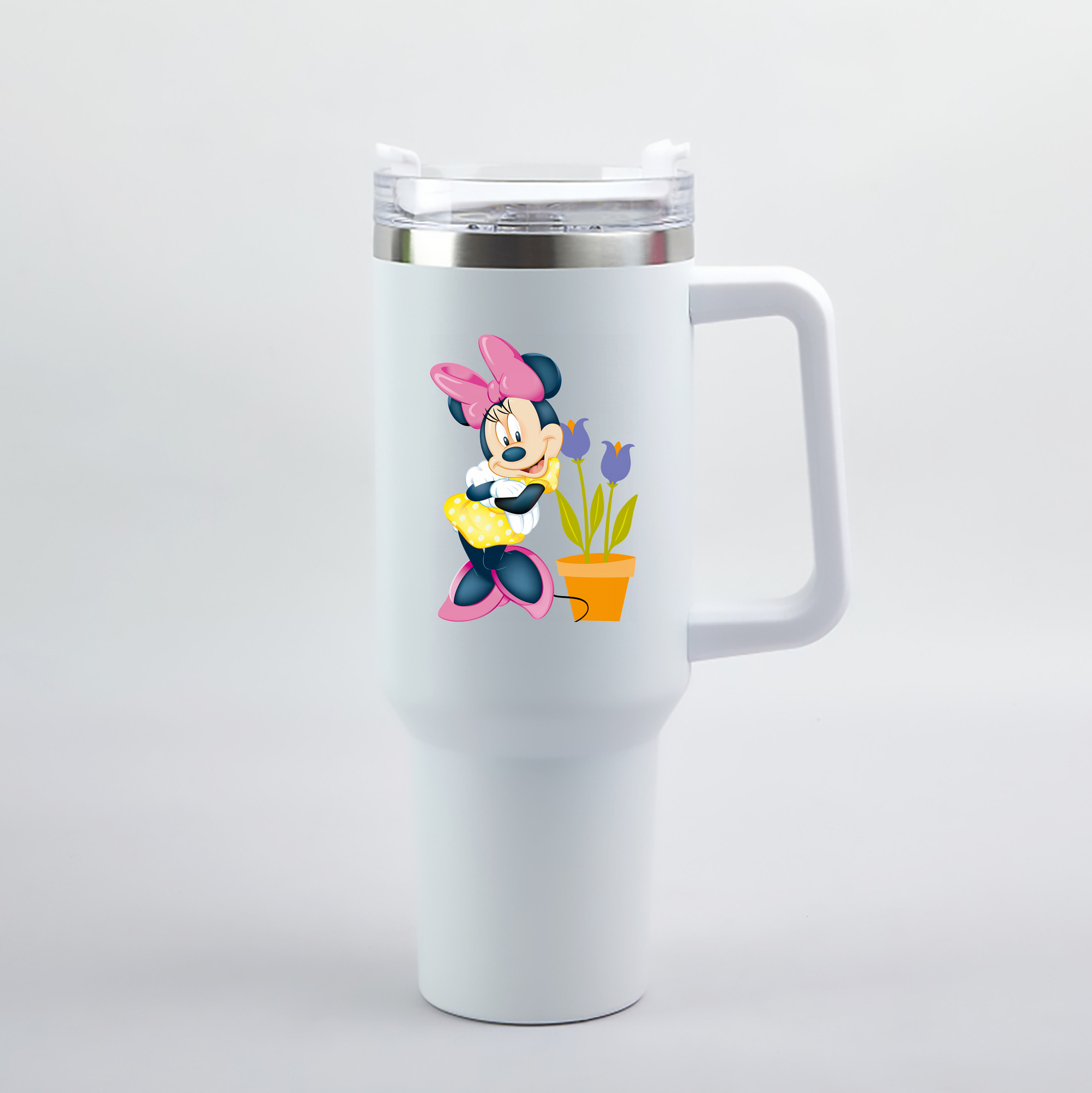 （画像用） ミッキーマウス Mickey Mouse 1200mL車用タンブラー（カラープリント）