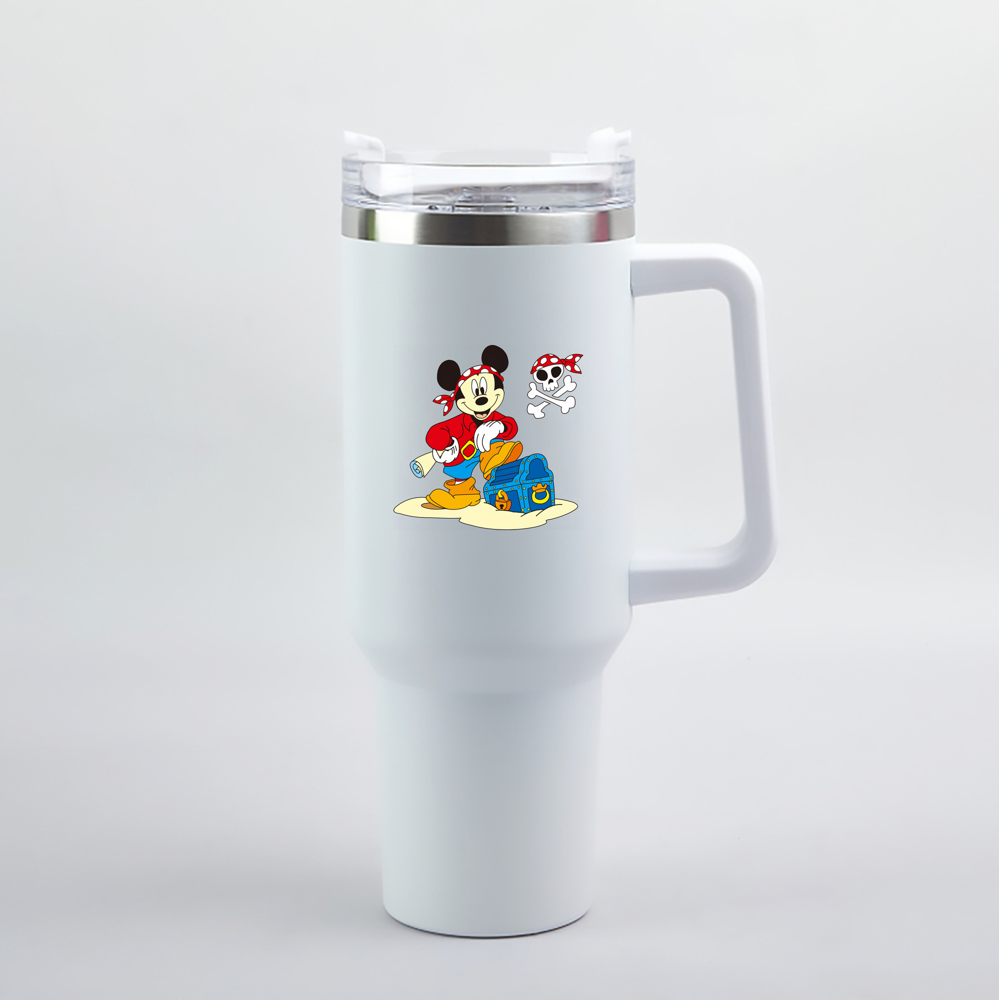 （画像用） ミッキーマウス Mickey Mouse 1200mL車用タンブラー（カラープリント）