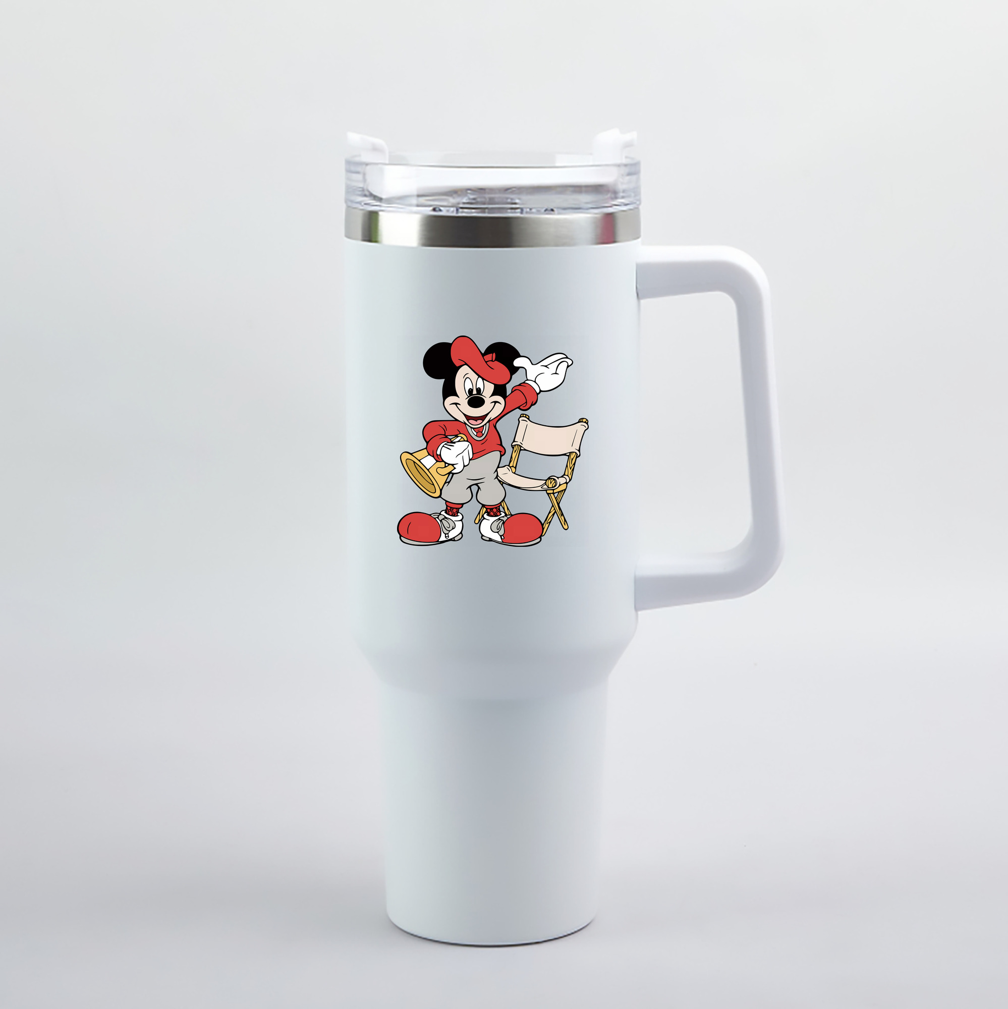 （画像用） ミッキーマウス Mickey Mouse 1200mL車用タンブラー（カラープリント）