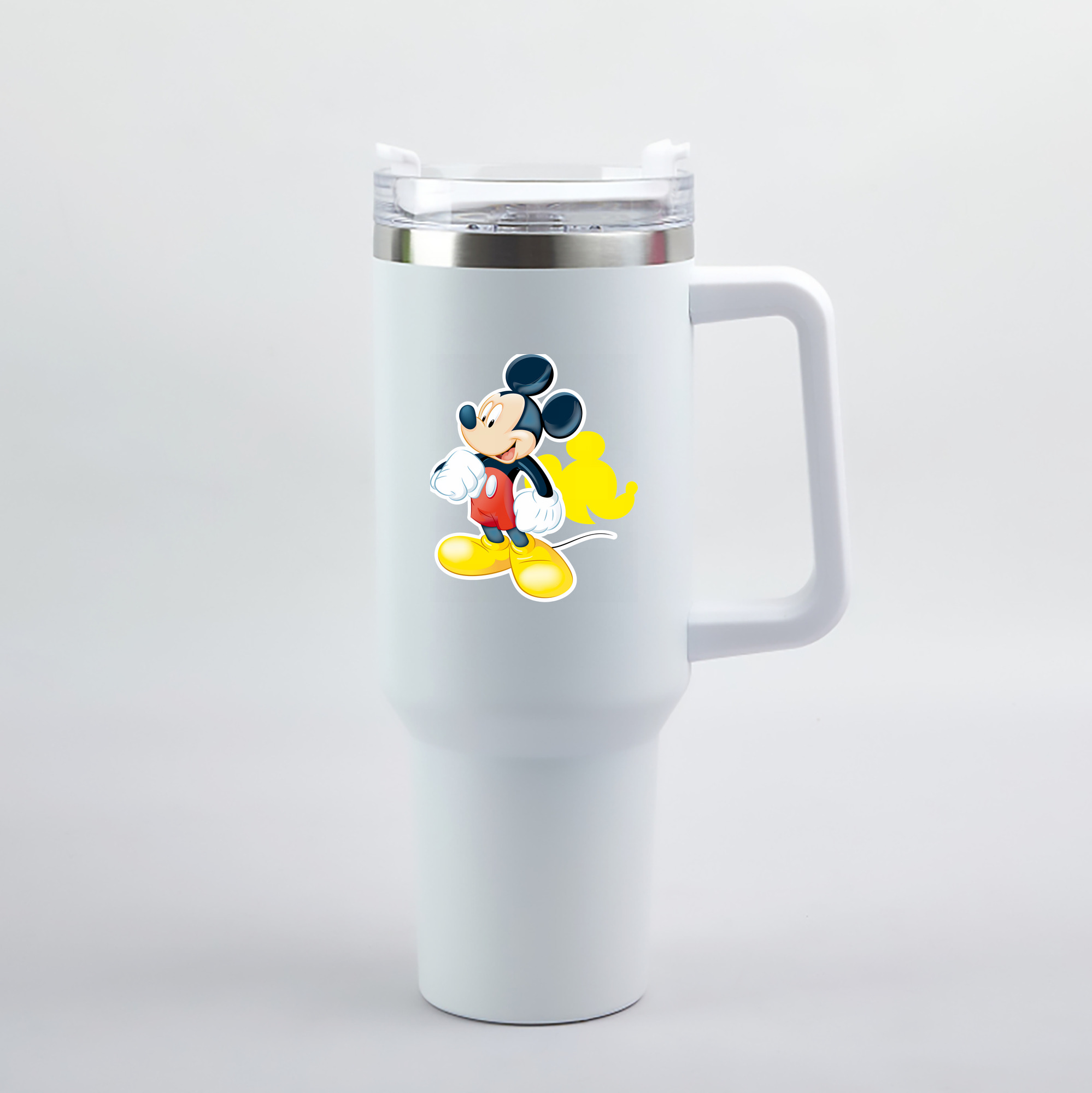 （画像用） ミッキーマウス Mickey Mouse 1200mL車用タンブラー（カラープリント）