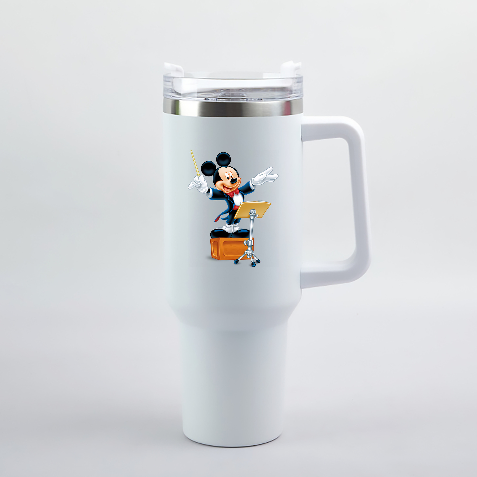 （画像用） ミッキーマウス Mickey Mouse 1200mL車用タンブラー（カラープリント）
