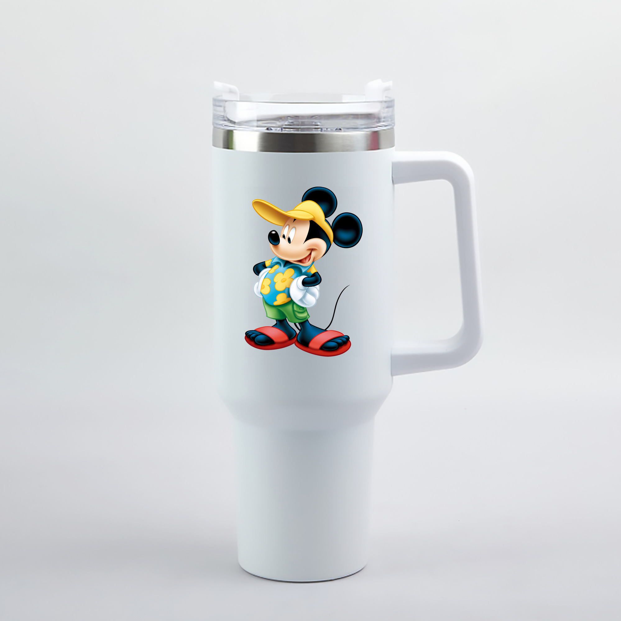 （画像用） ミッキーマウス Mickey Mouse 1200mL車用タンブラー（カラープリント）