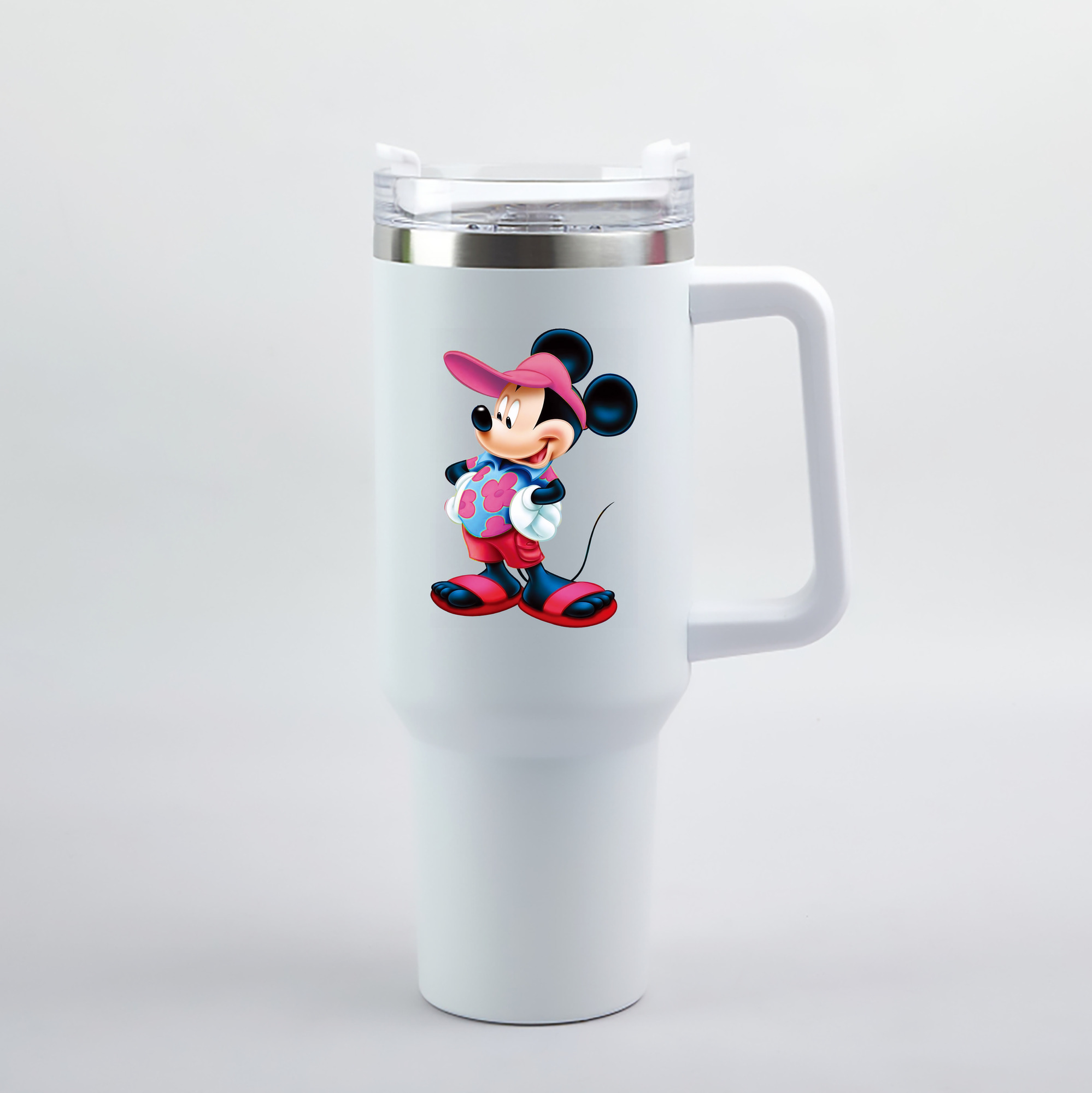 （画像用） ミッキーマウス Mickey Mouse 1200mL車用タンブラー（カラープリント）