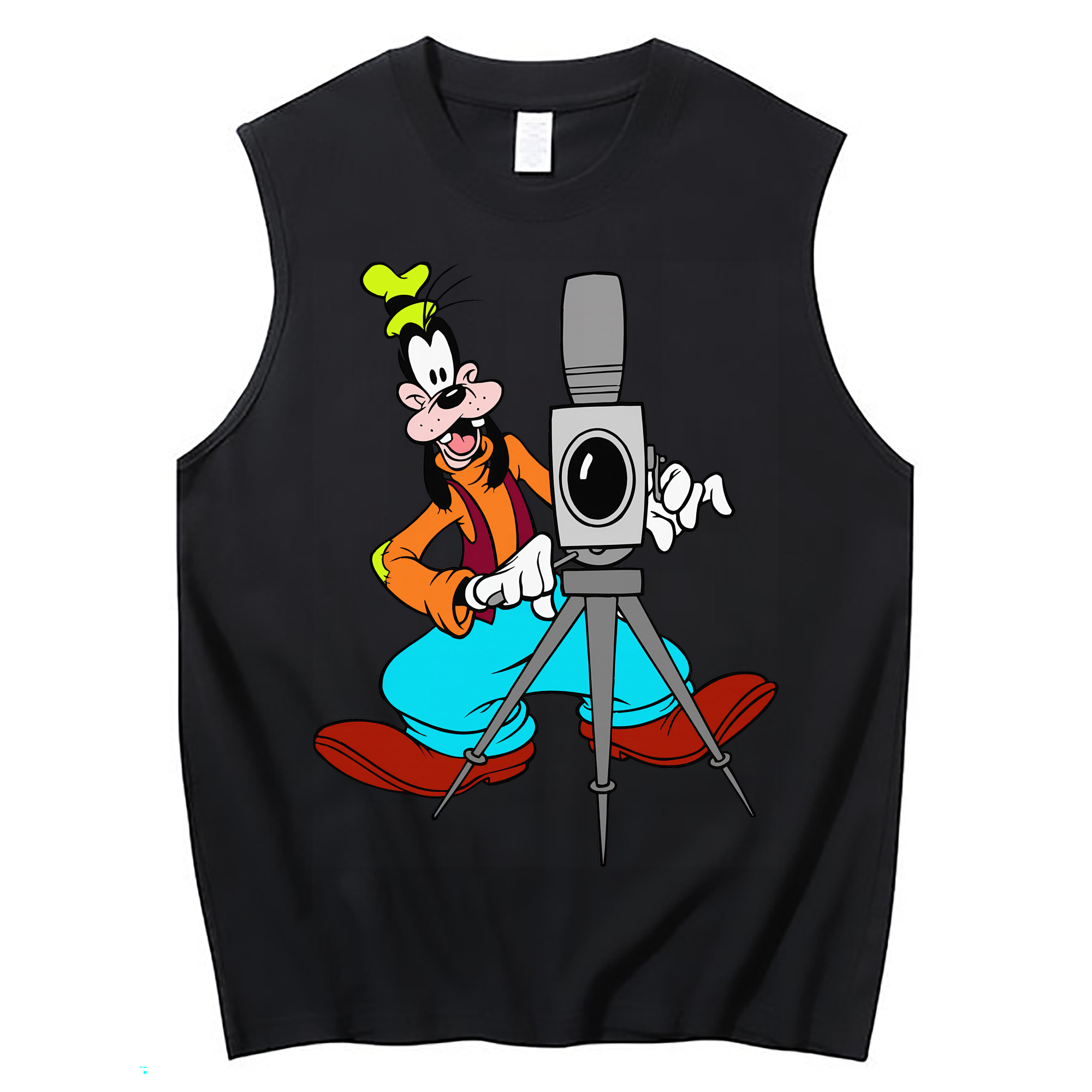 （画像用） ミッキーマウス Mickey Mouse コットン100％タンクトップ（フロントプリント）