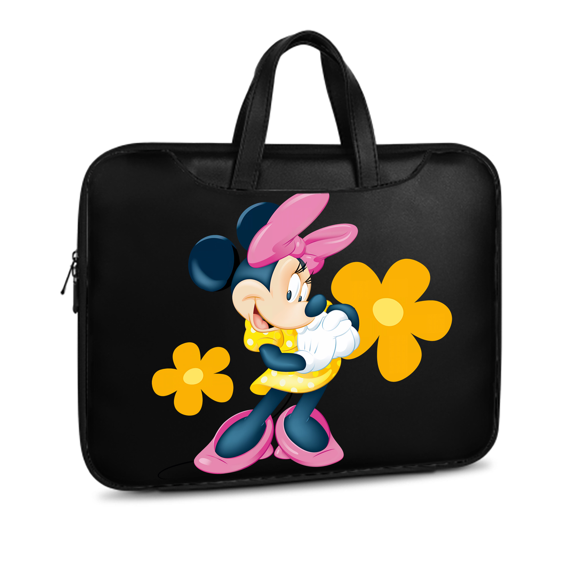 ミッキーマウス Mickey Mouse レザーラップトップバッグ　ノートパソコンケース