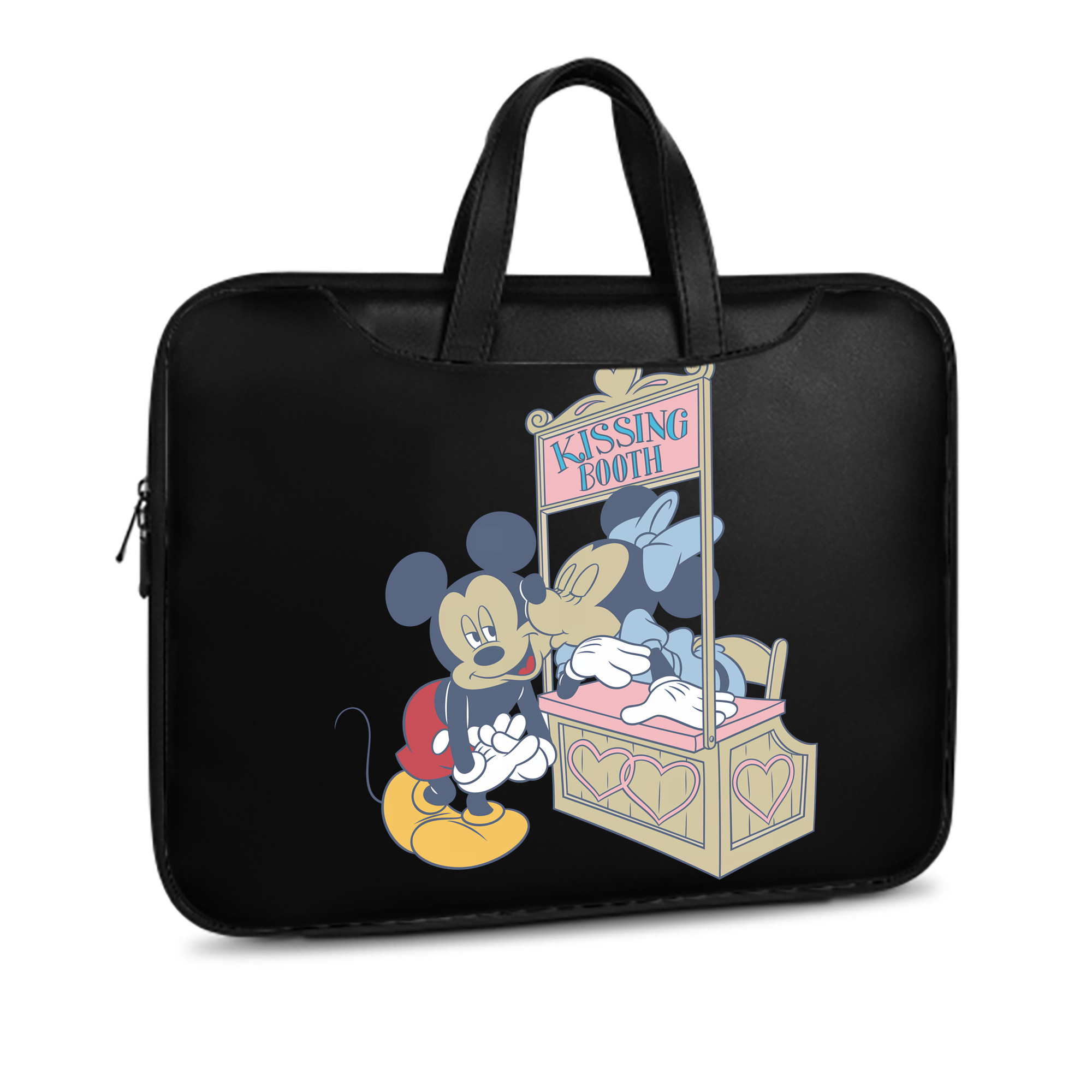 ミッキーマウス Mickey Mouse レザーラップトップバッグ　ノートパソコンケース