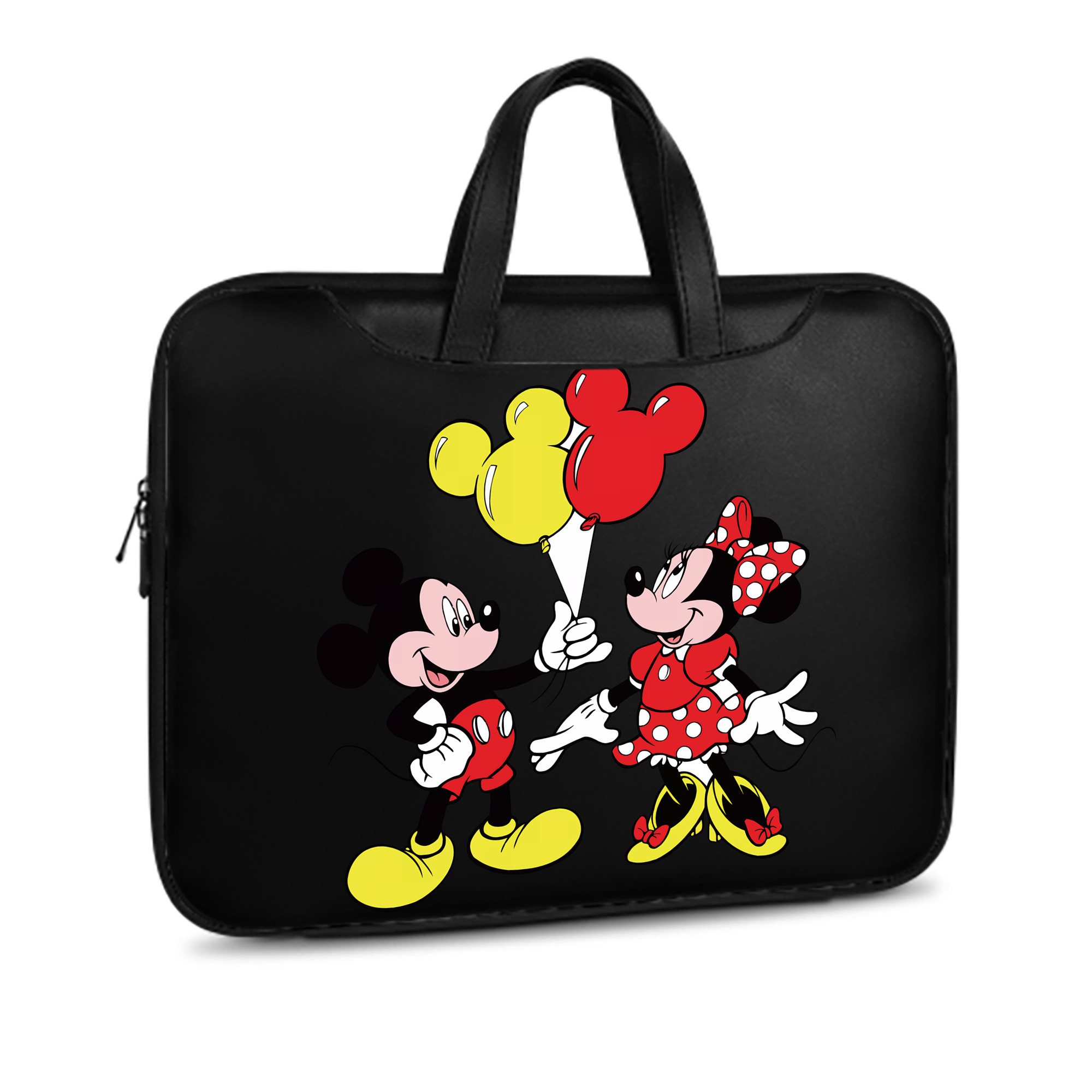 ミッキーマウス Mickey Mouse レザーラップトップバッグ　ノートパソコンケース