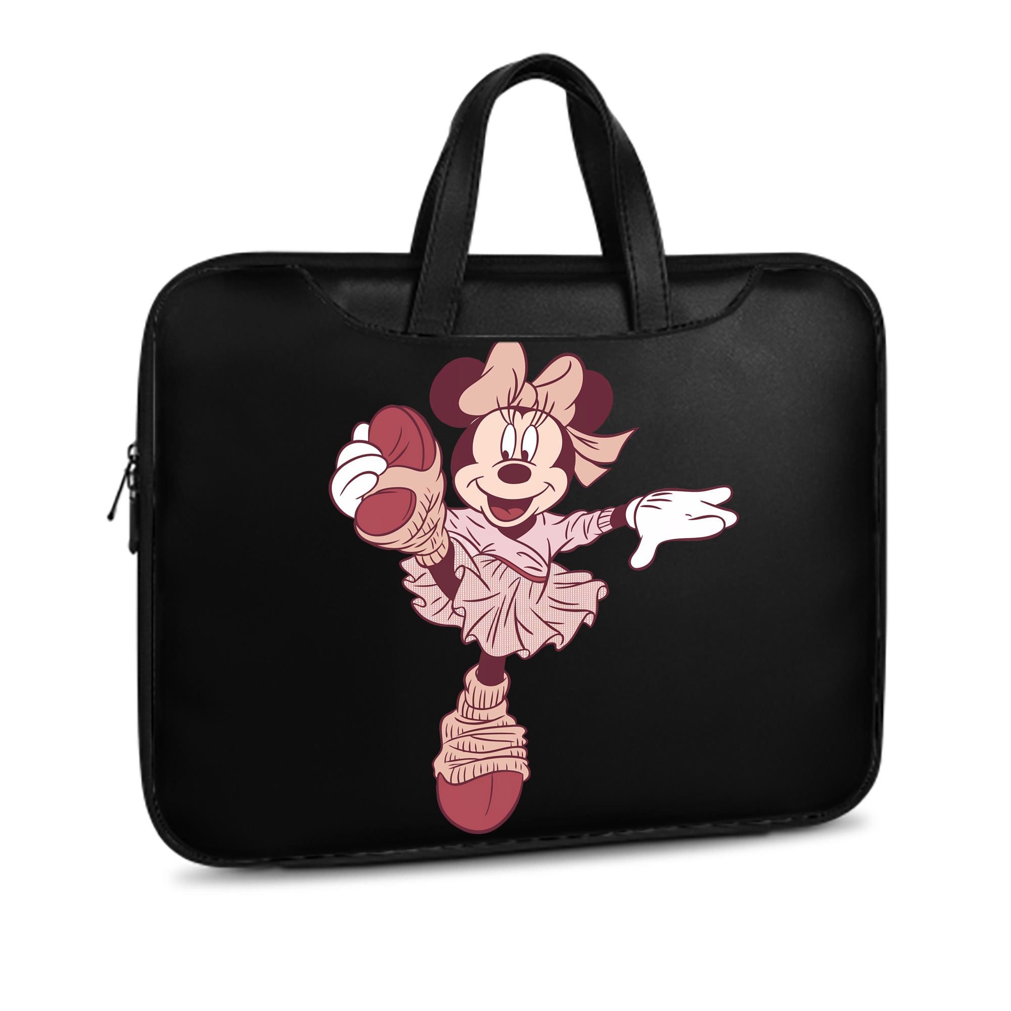 ミッキーマウス Mickey Mouse レザーラップトップバッグ　ノートパソコンケース