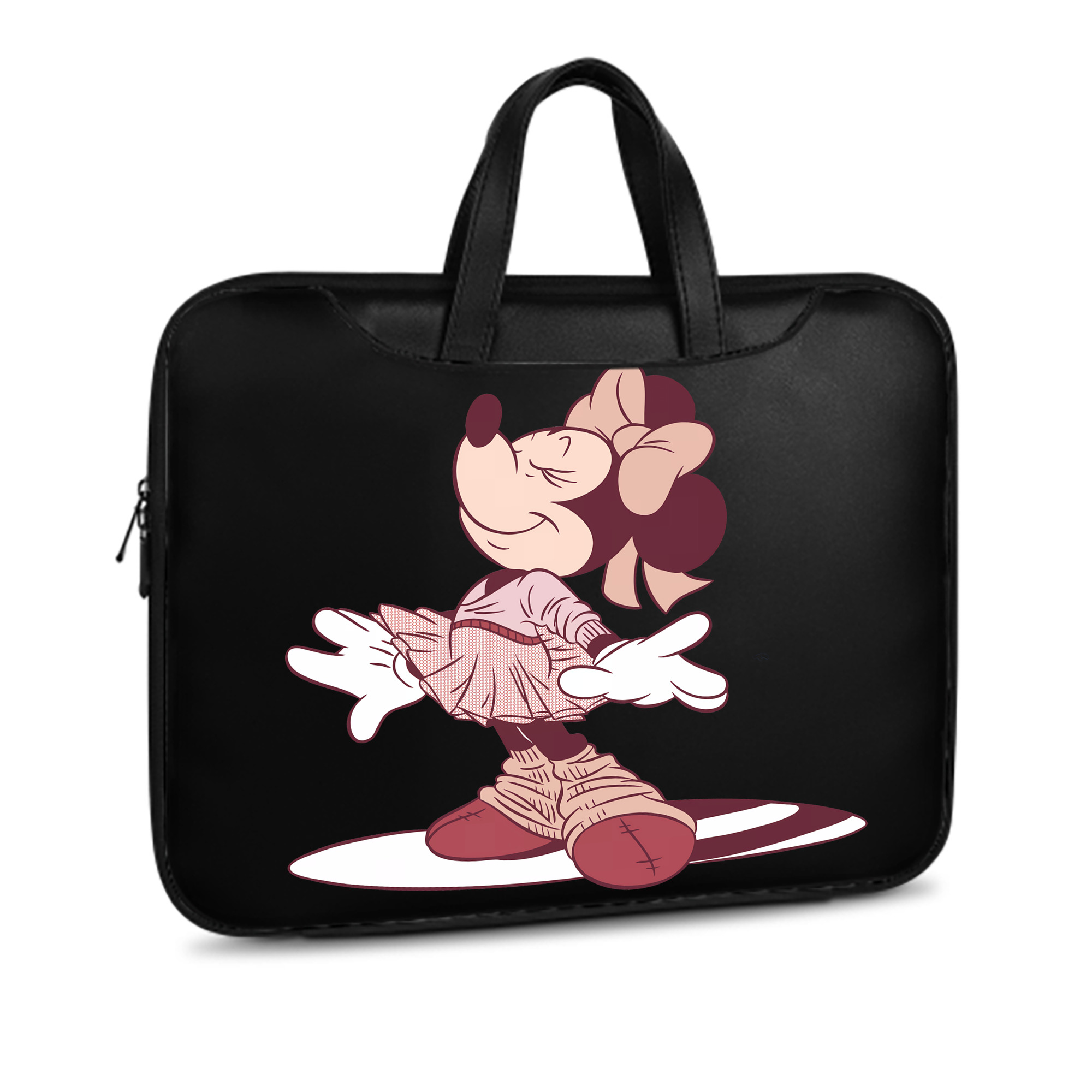 ミッキーマウス Mickey Mouse レザーラップトップバッグ　ノートパソコンケース