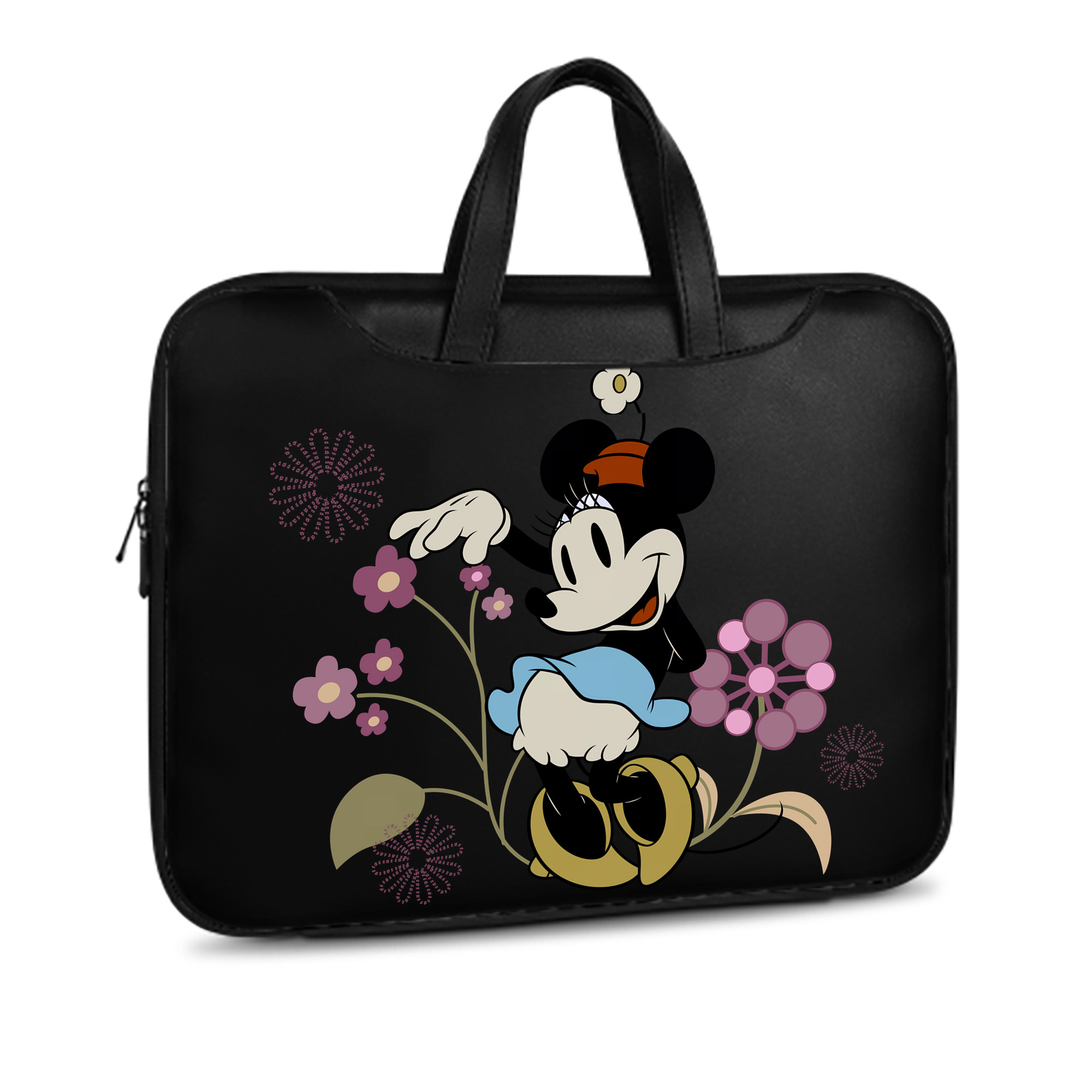 ミッキーマウス Mickey Mouse レザーラップトップバッグ　ノートパソコンケース