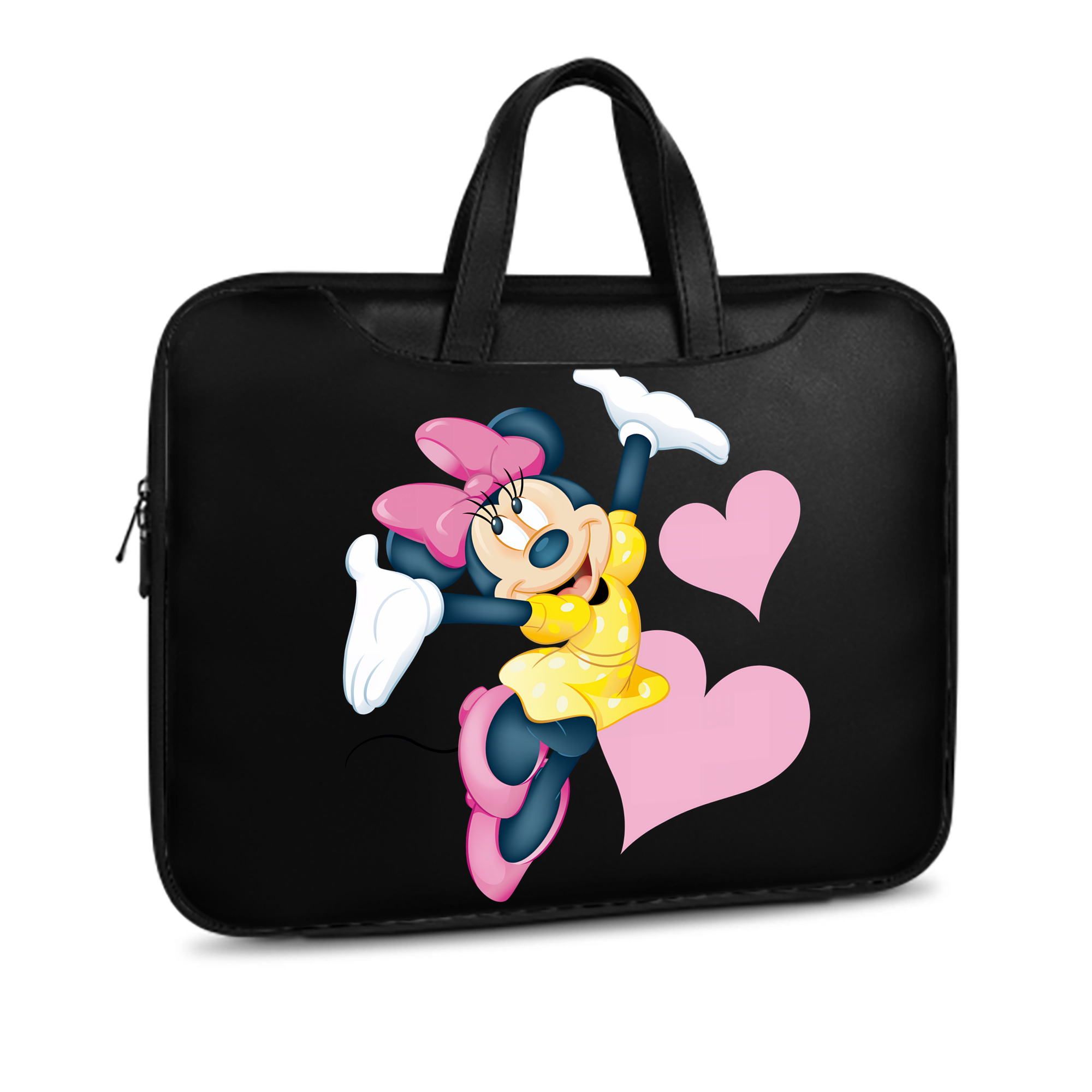 ミッキーマウス Mickey Mouse レザーラップトップバッグ　ノートパソコンケース