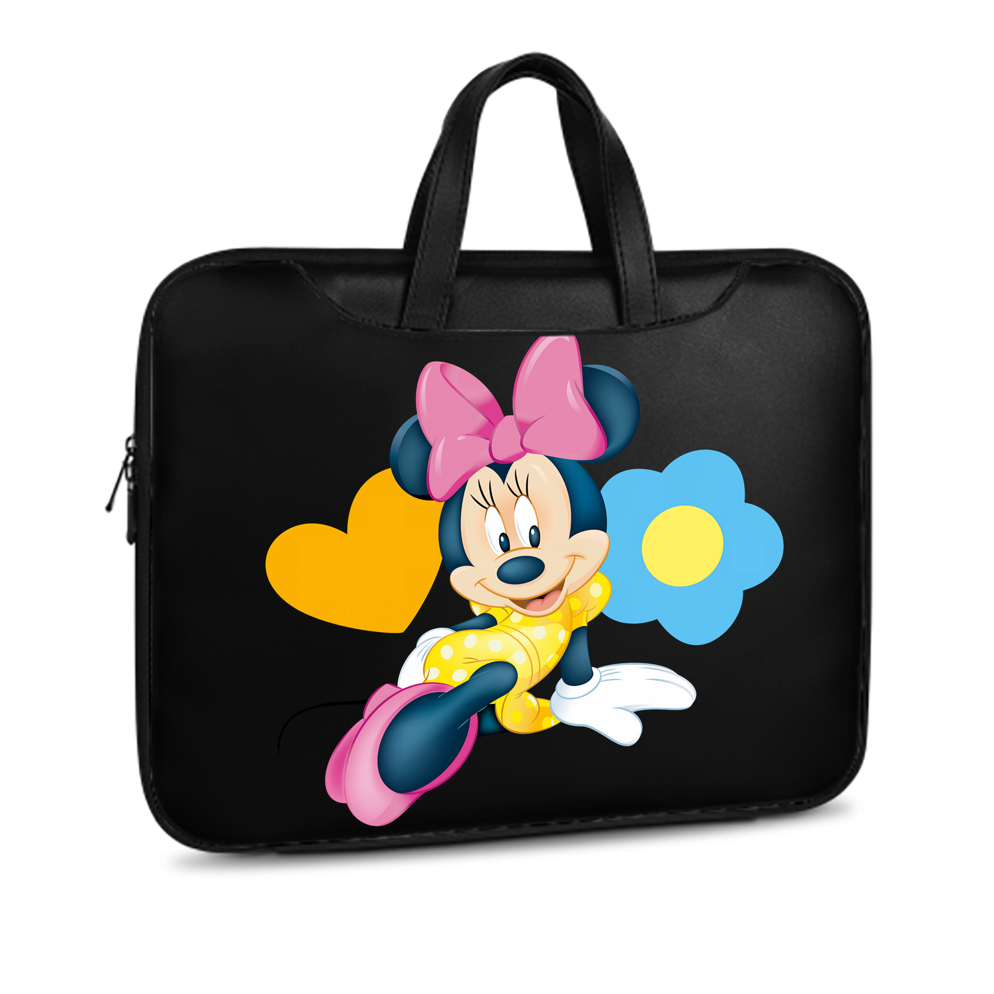 ミッキーマウス Mickey Mouse レザーラップトップバッグ　ノートパソコンケース
