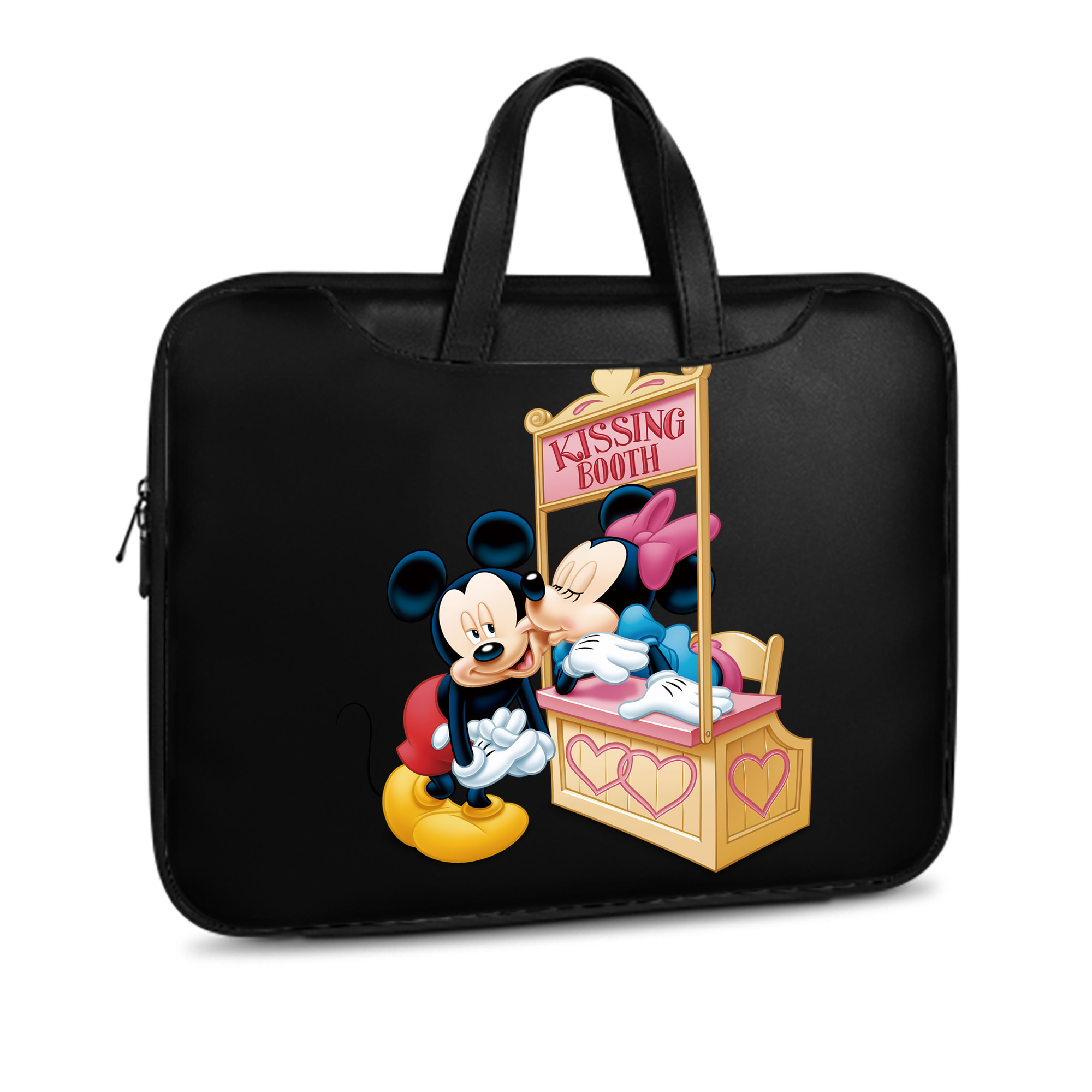 ミッキーマウス Mickey Mouse レザーラップトップバッグ　ノートパソコンケース