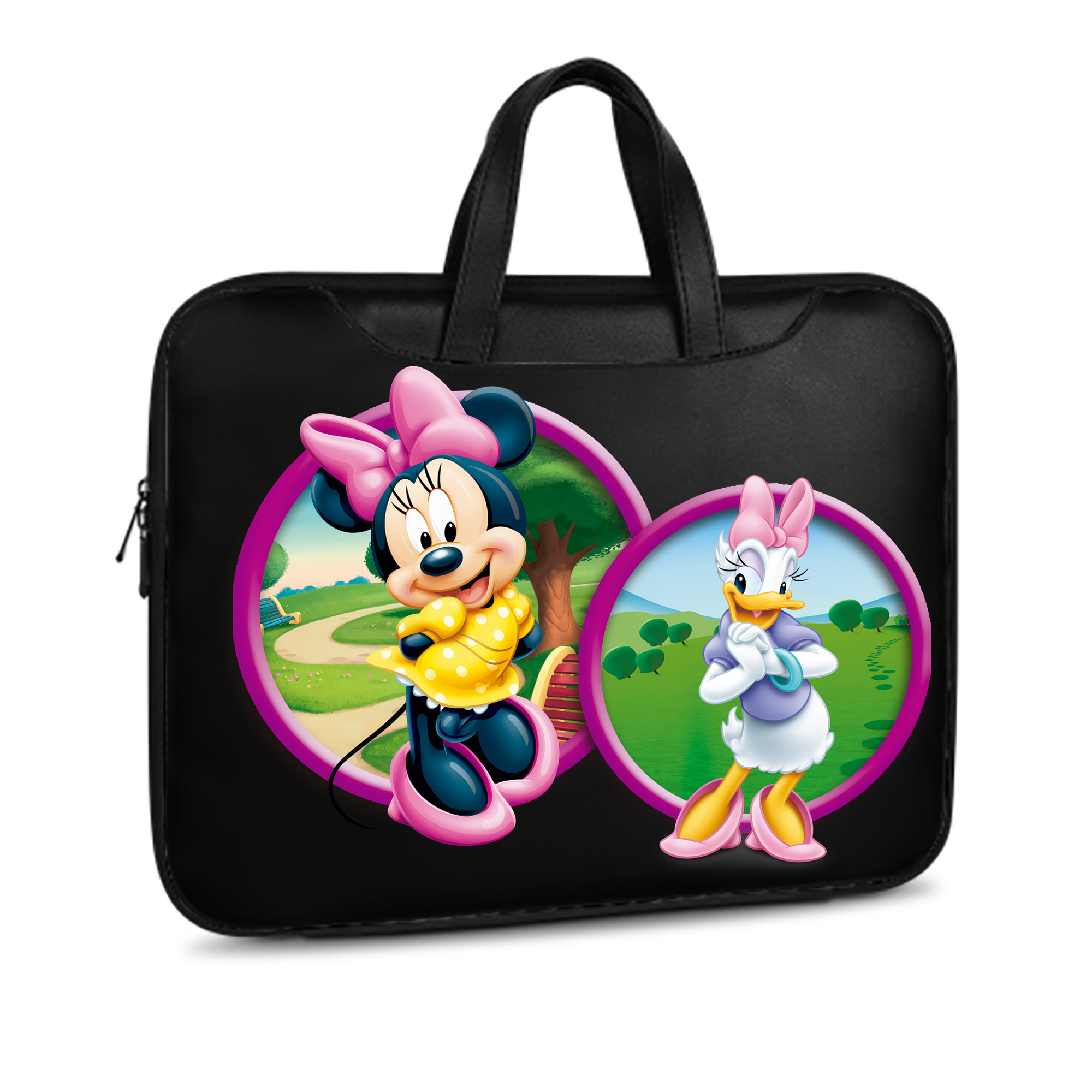 ミッキーマウス Mickey Mouse レザーラップトップバッグ　ノートパソコンケース