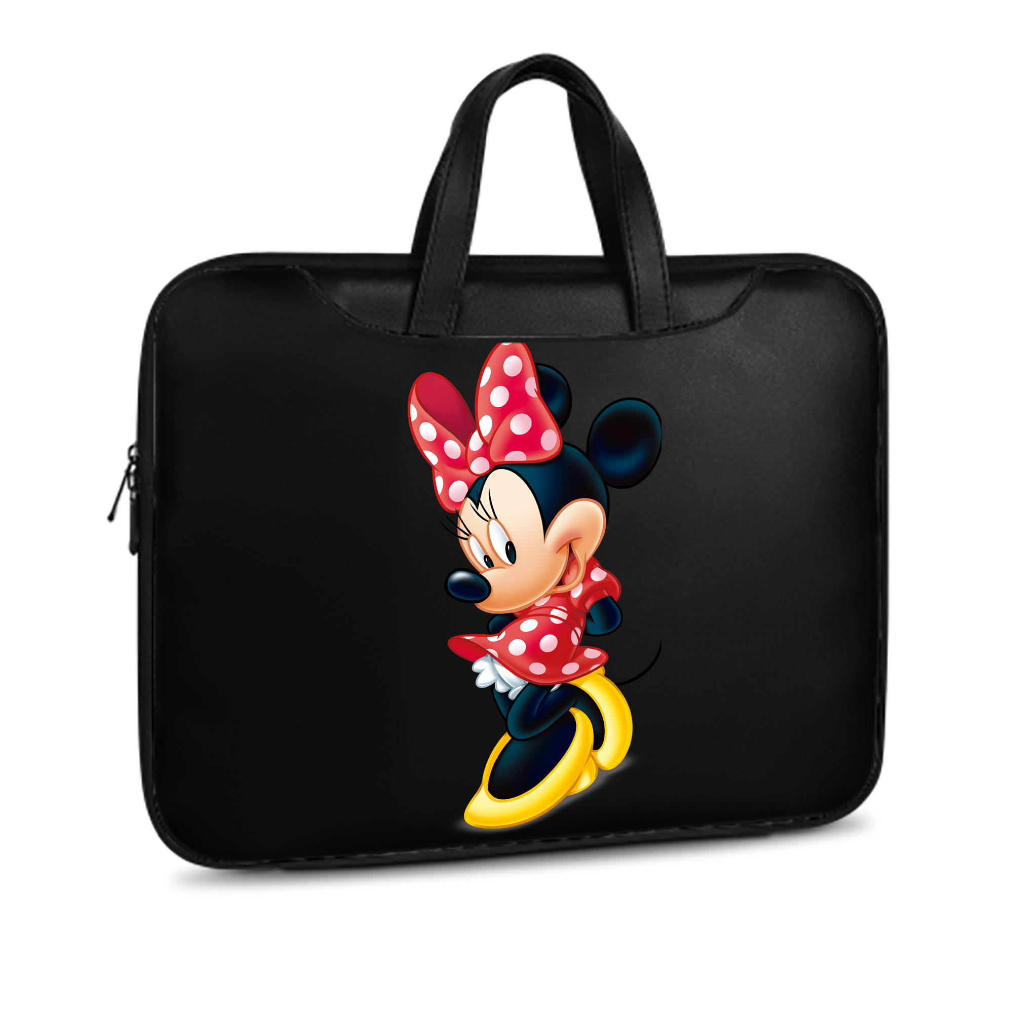 ミッキーマウス Mickey Mouse レザーラップトップバッグ　ノートパソコンケース