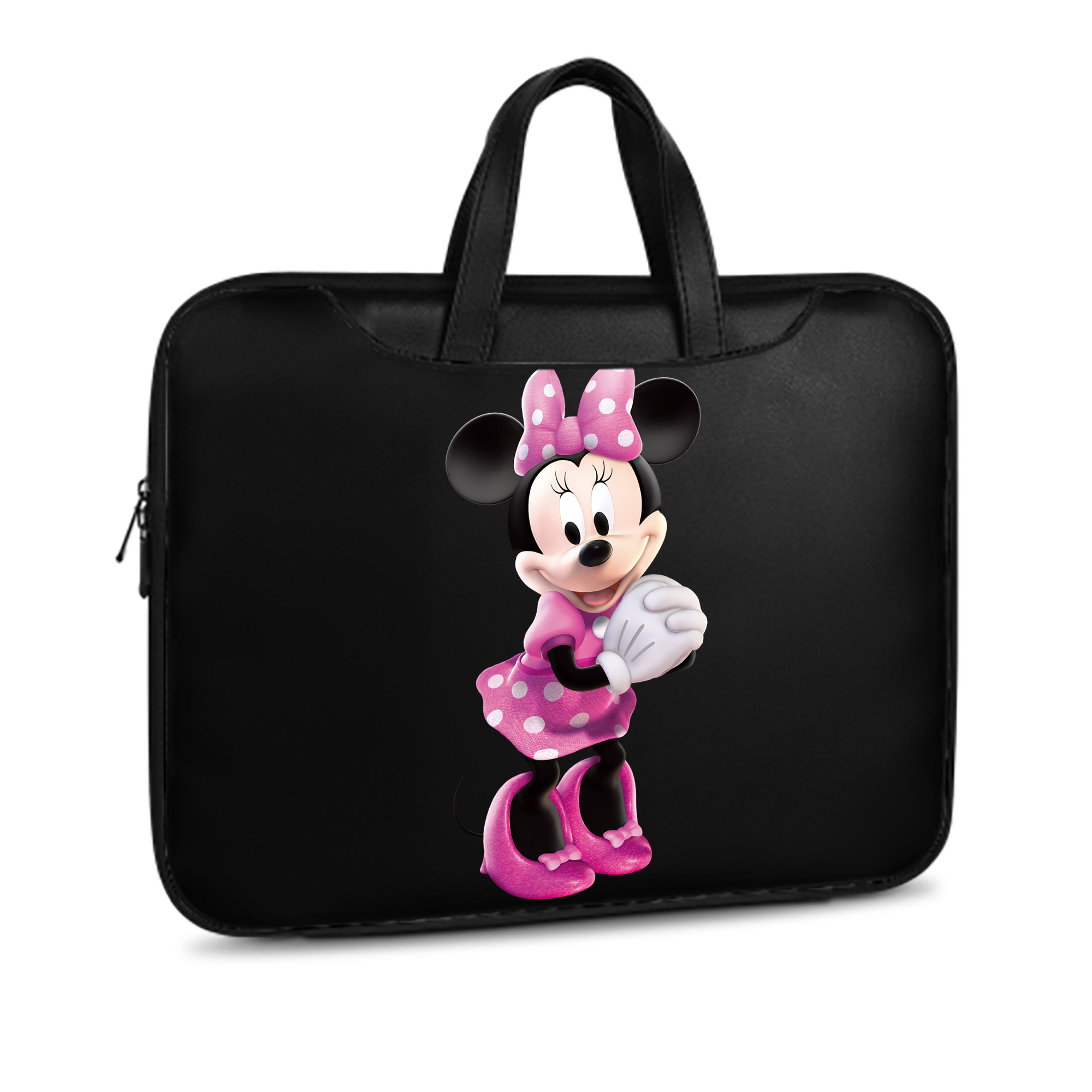 ミッキーマウス Mickey Mouse レザーラップトップバッグ　ノートパソコンケース