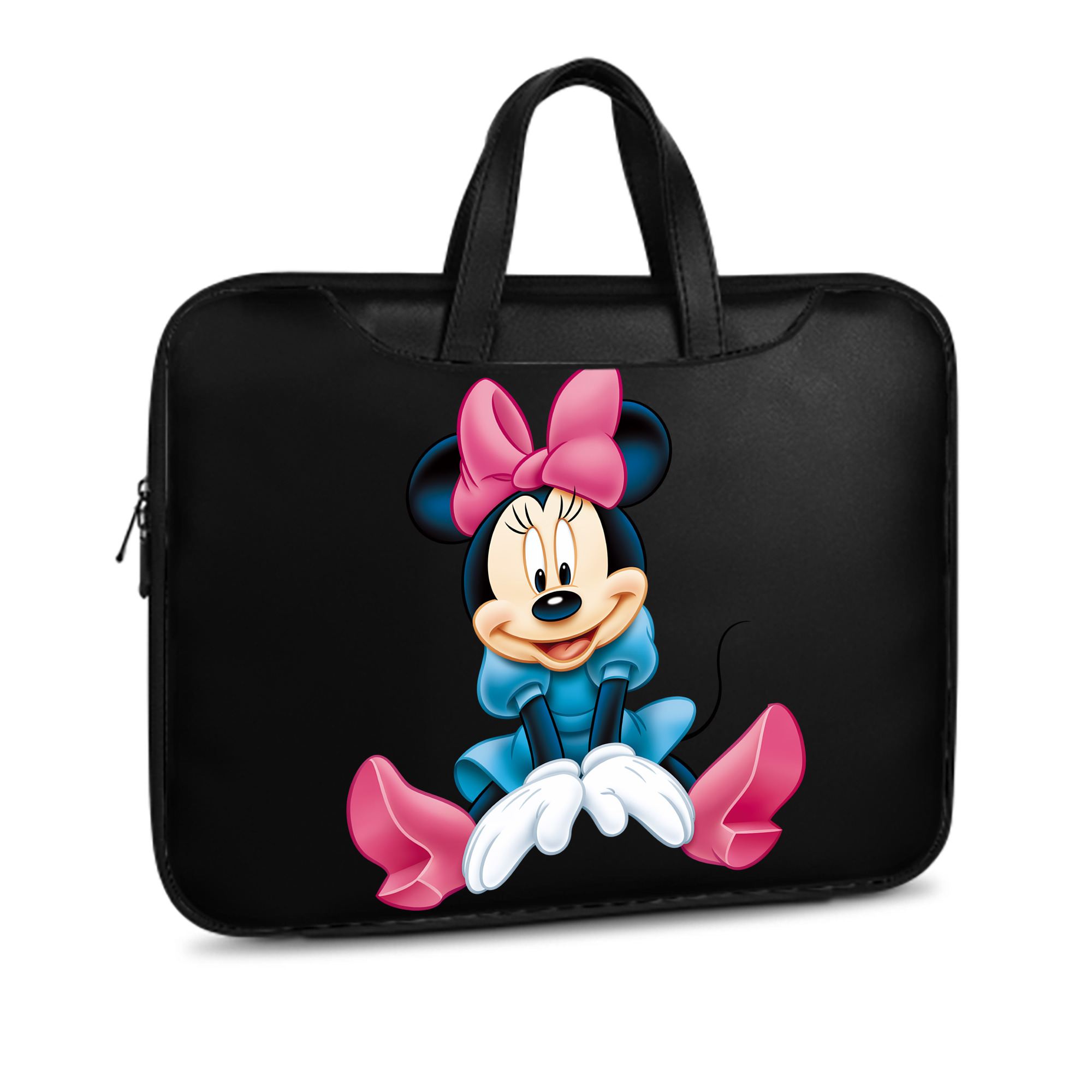 ミッキーマウス Mickey Mouse レザーラップトップバッグ　ノートパソコンケース