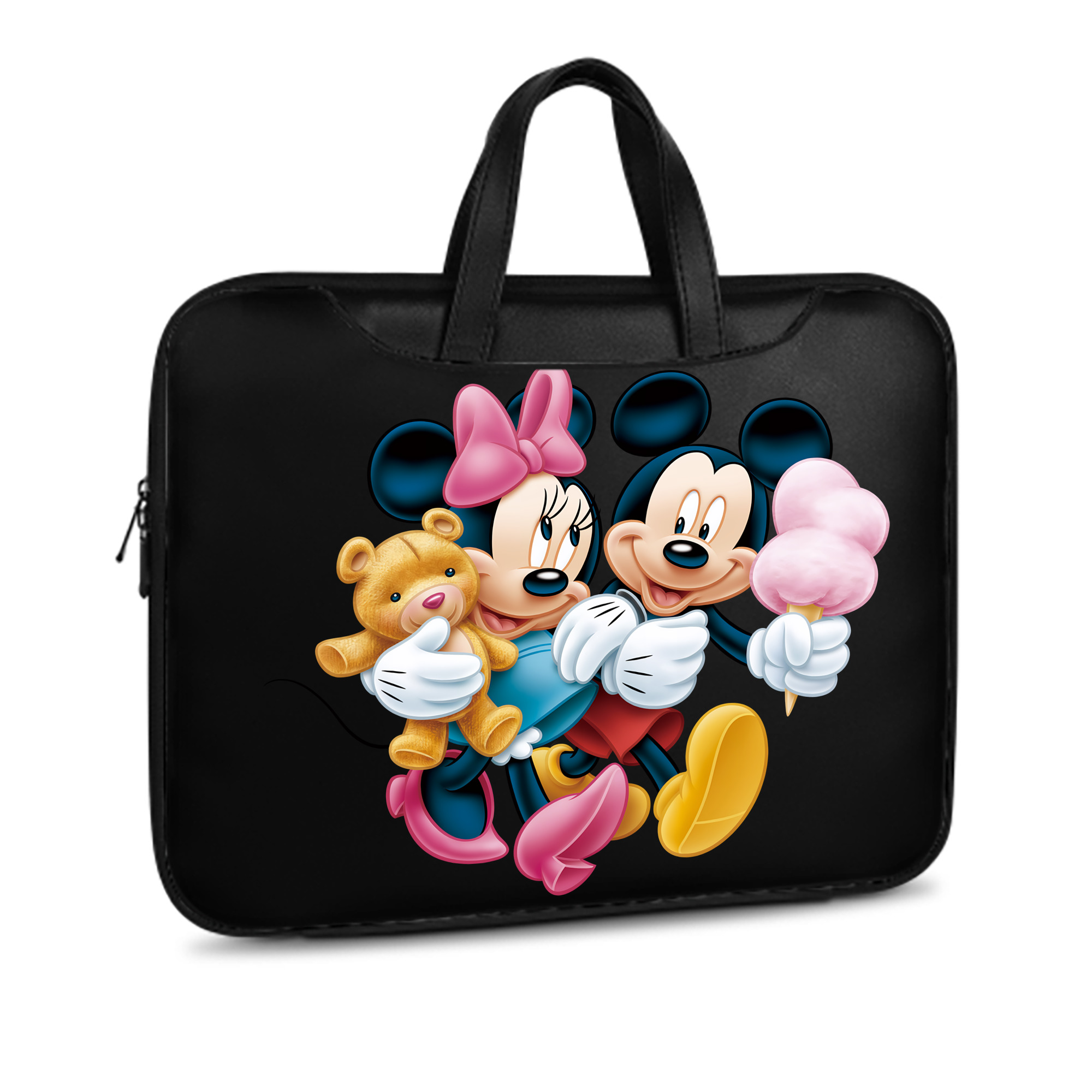 ミッキーマウス Mickey Mouse レザーラップトップバッグ　ノートパソコンケース