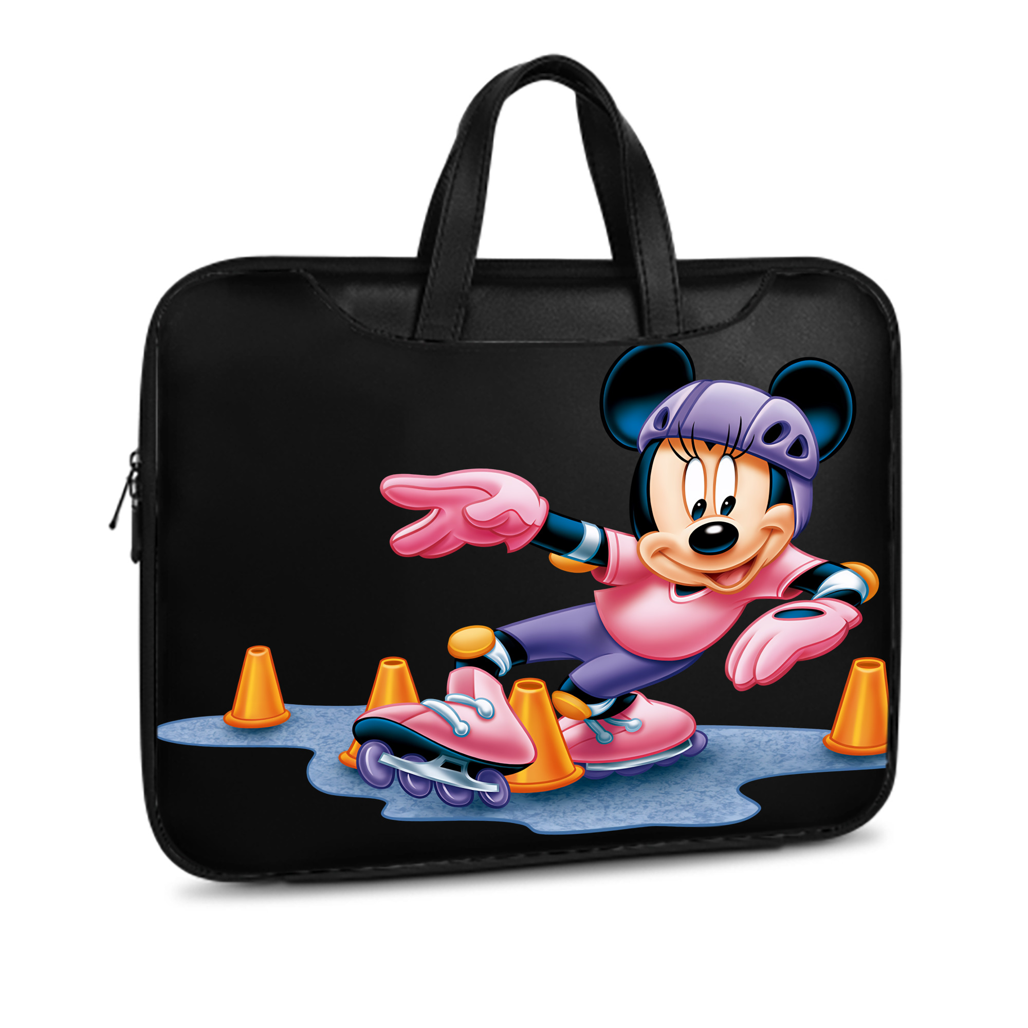 ミッキーマウス Mickey Mouse レザーラップトップバッグ　ノートパソコンケース