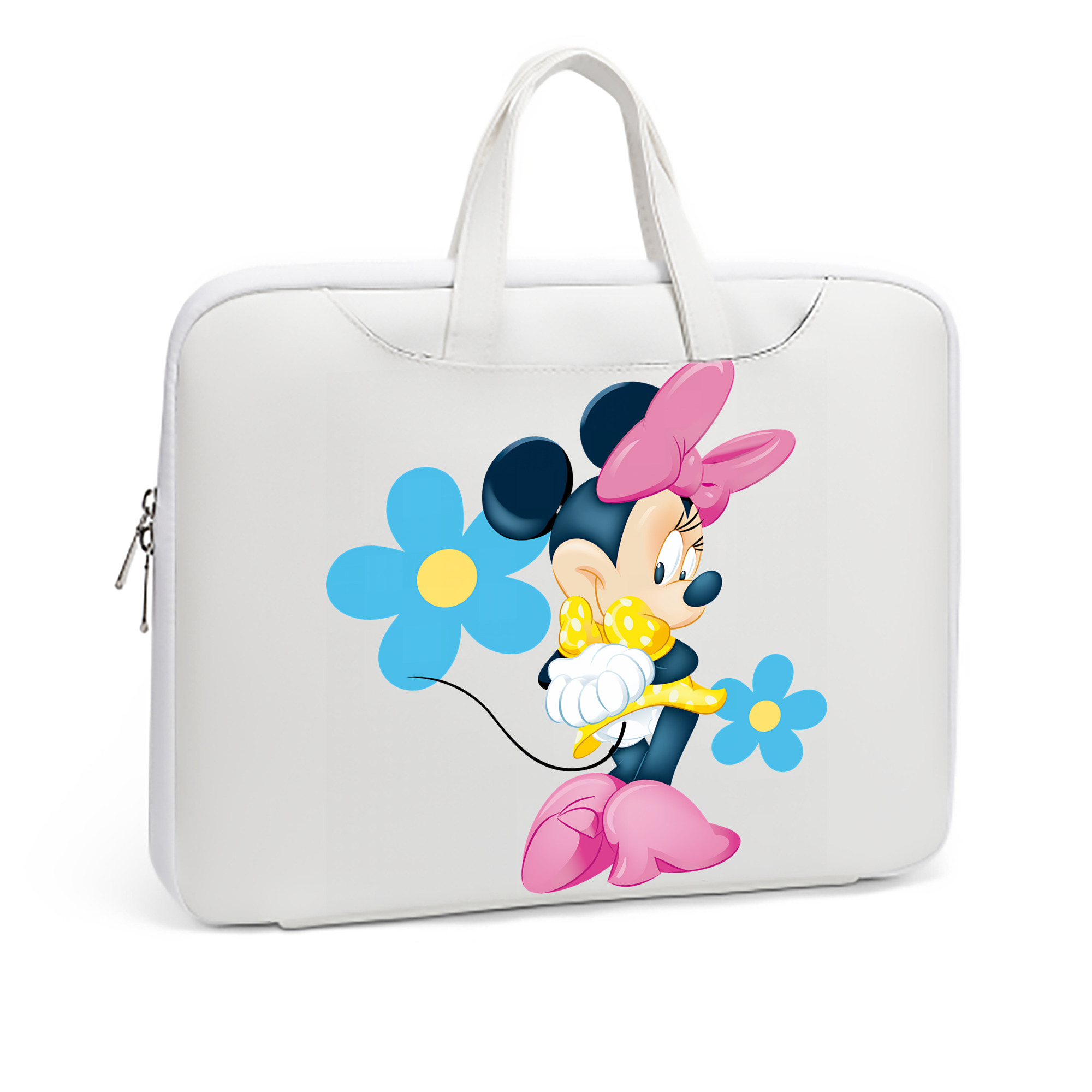 ミッキーマウス Mickey Mouse レザーラップトップバッグ　ノートパソコンケース