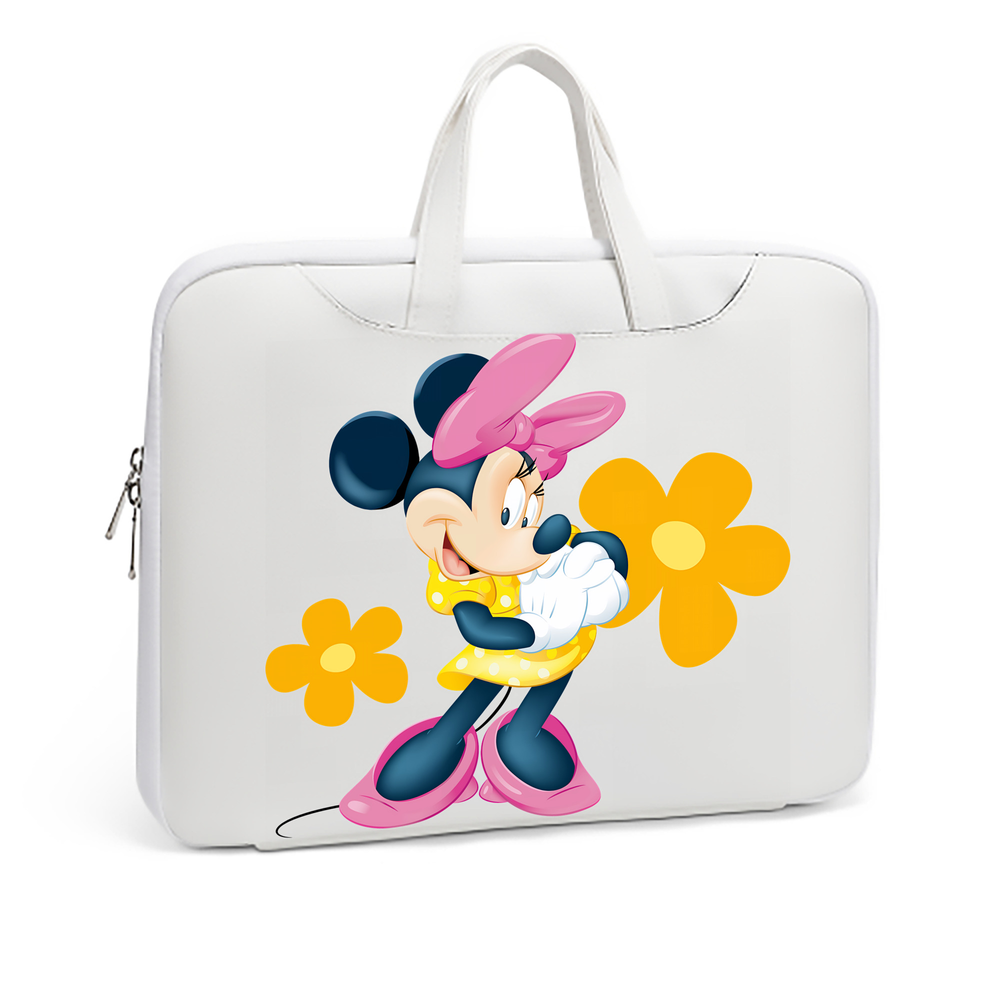 ミッキーマウス Mickey Mouse レザーラップトップバッグ　ノートパソコンケース