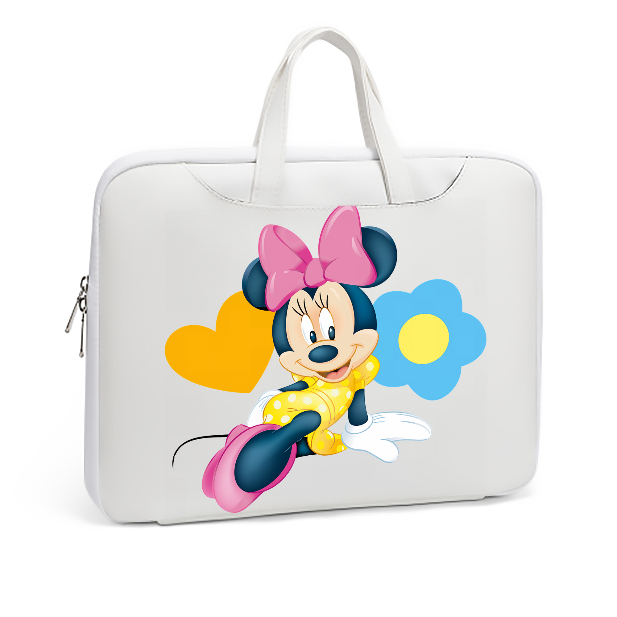 ミッキーマウス Mickey Mouse レザーラップトップバッグ　ノートパソコンケース