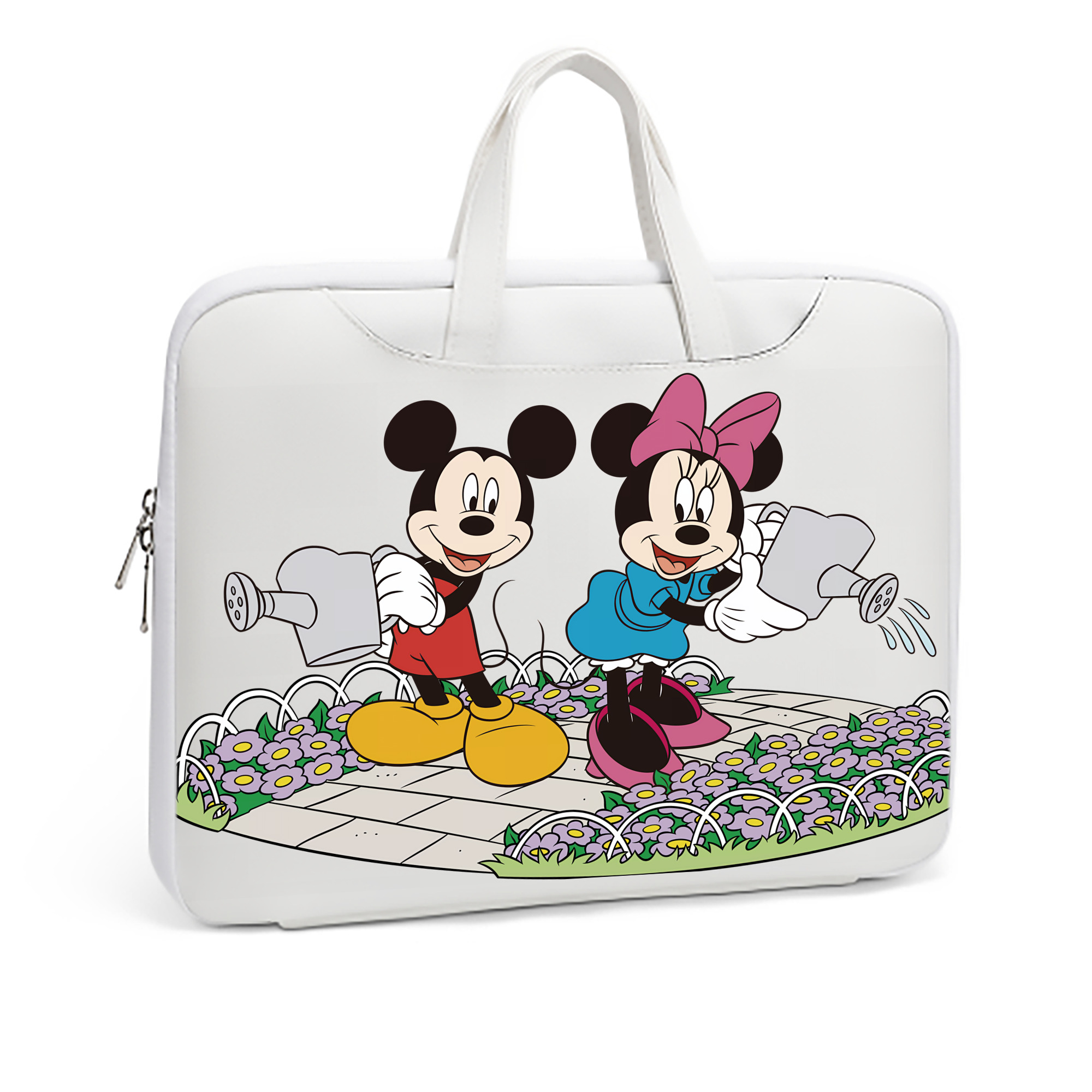 ミッキーマウス Mickey Mouse レザーラップトップバッグ　ノートパソコンケース