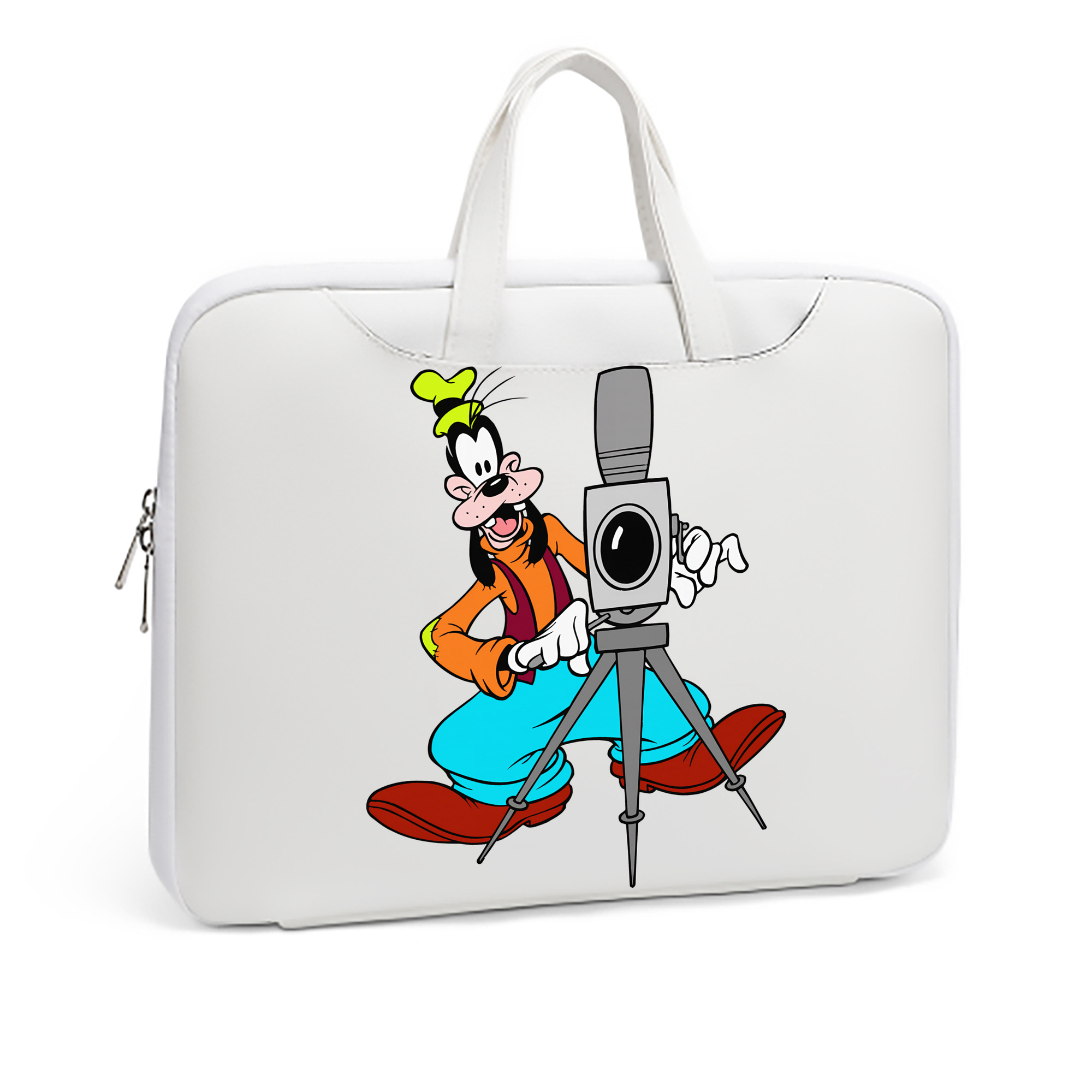 ミッキーマウス Mickey Mouse レザーラップトップバッグ　ノートパソコンケース