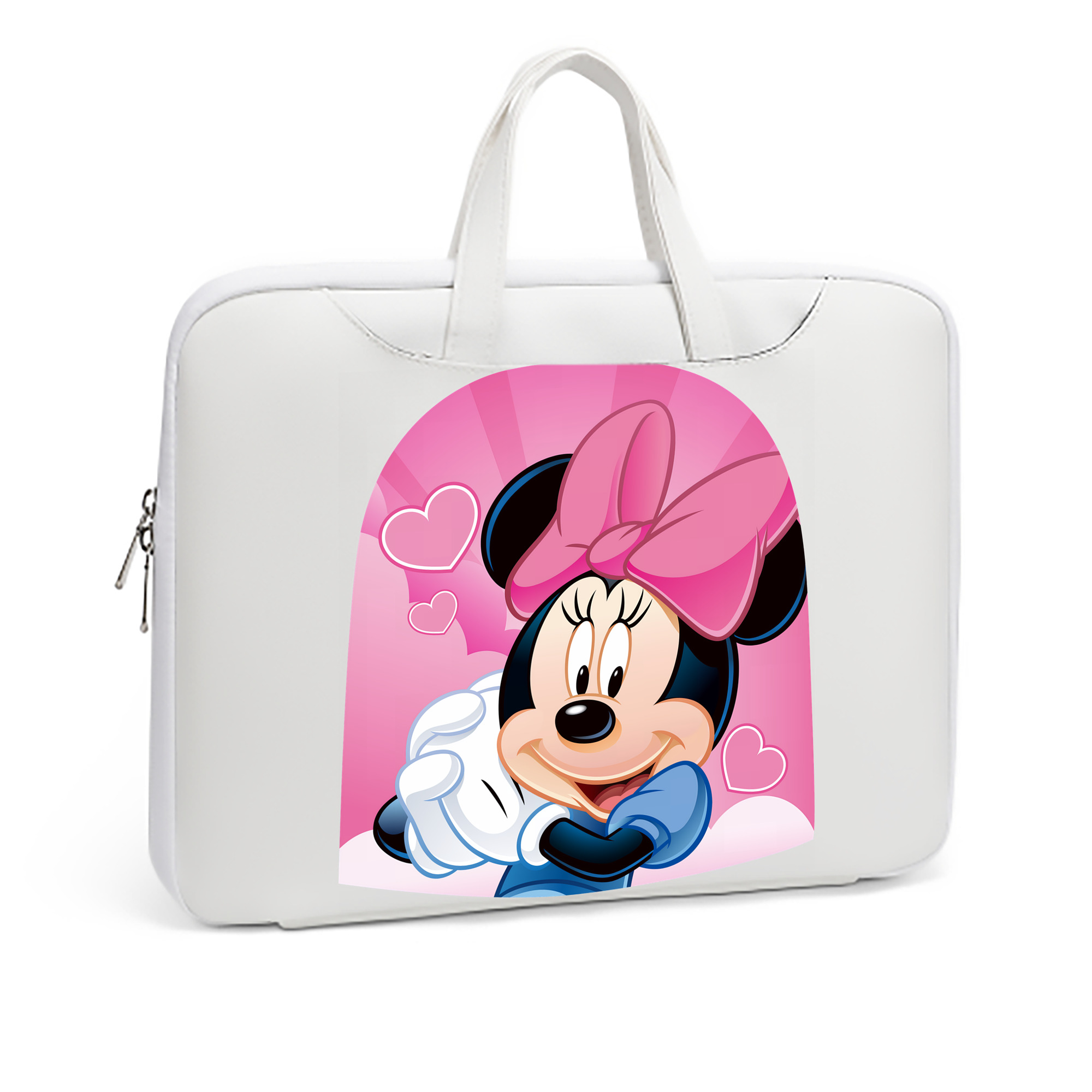 ミッキーマウス Mickey Mouse レザーラップトップバッグ　ノートパソコンケース