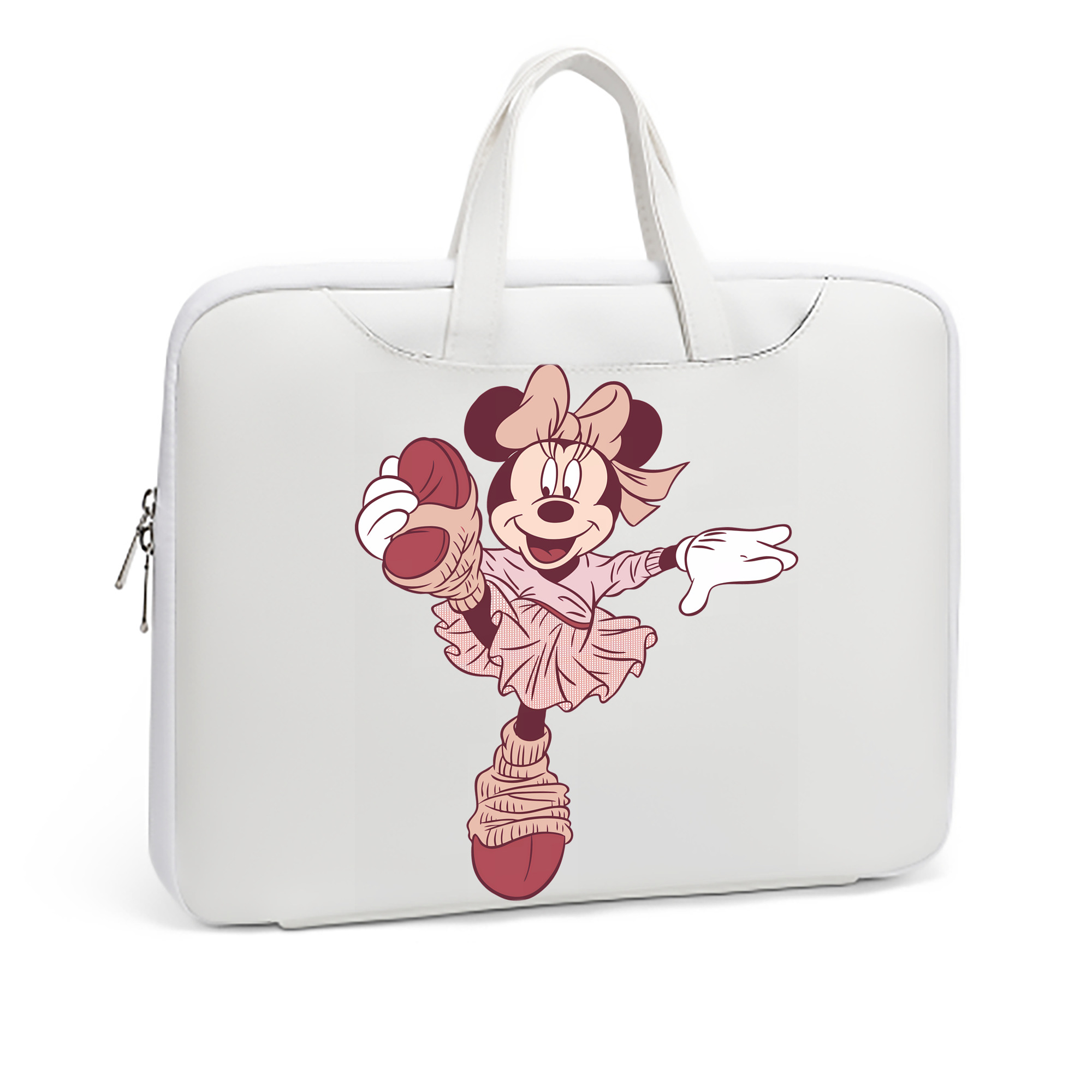 ミッキーマウス Mickey Mouse レザーラップトップバッグ　ノートパソコンケース