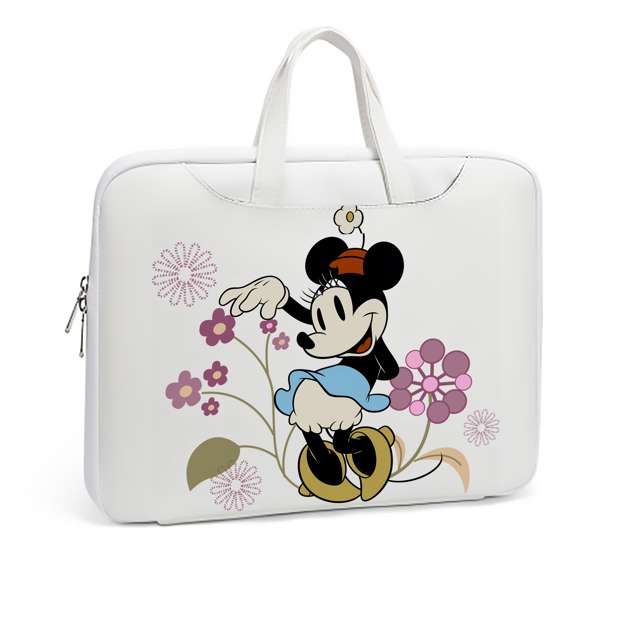 ミッキーマウス Mickey Mouse レザーラップトップバッグ　ノートパソコンケース