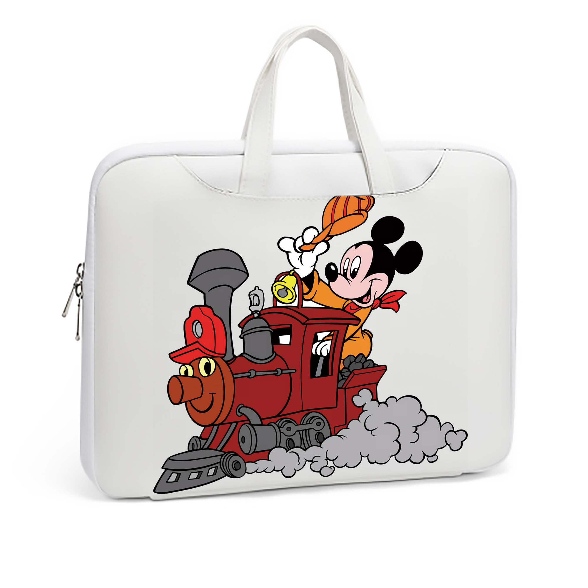 ミッキーマウス Mickey Mouse レザーラップトップバッグ　ノートパソコンケース
