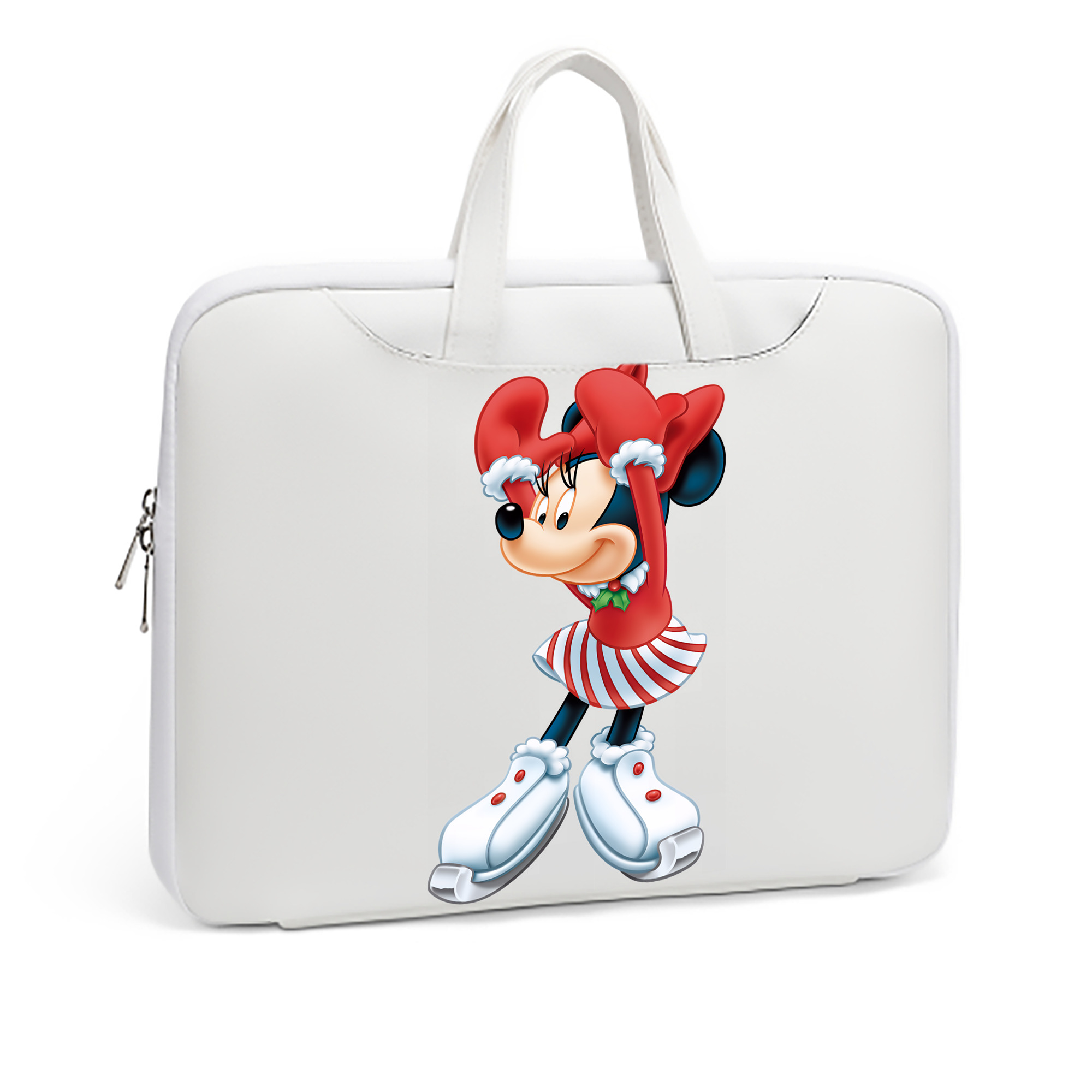 ミッキーマウス Mickey Mouse レザーラップトップバッグ　ノートパソコンケース