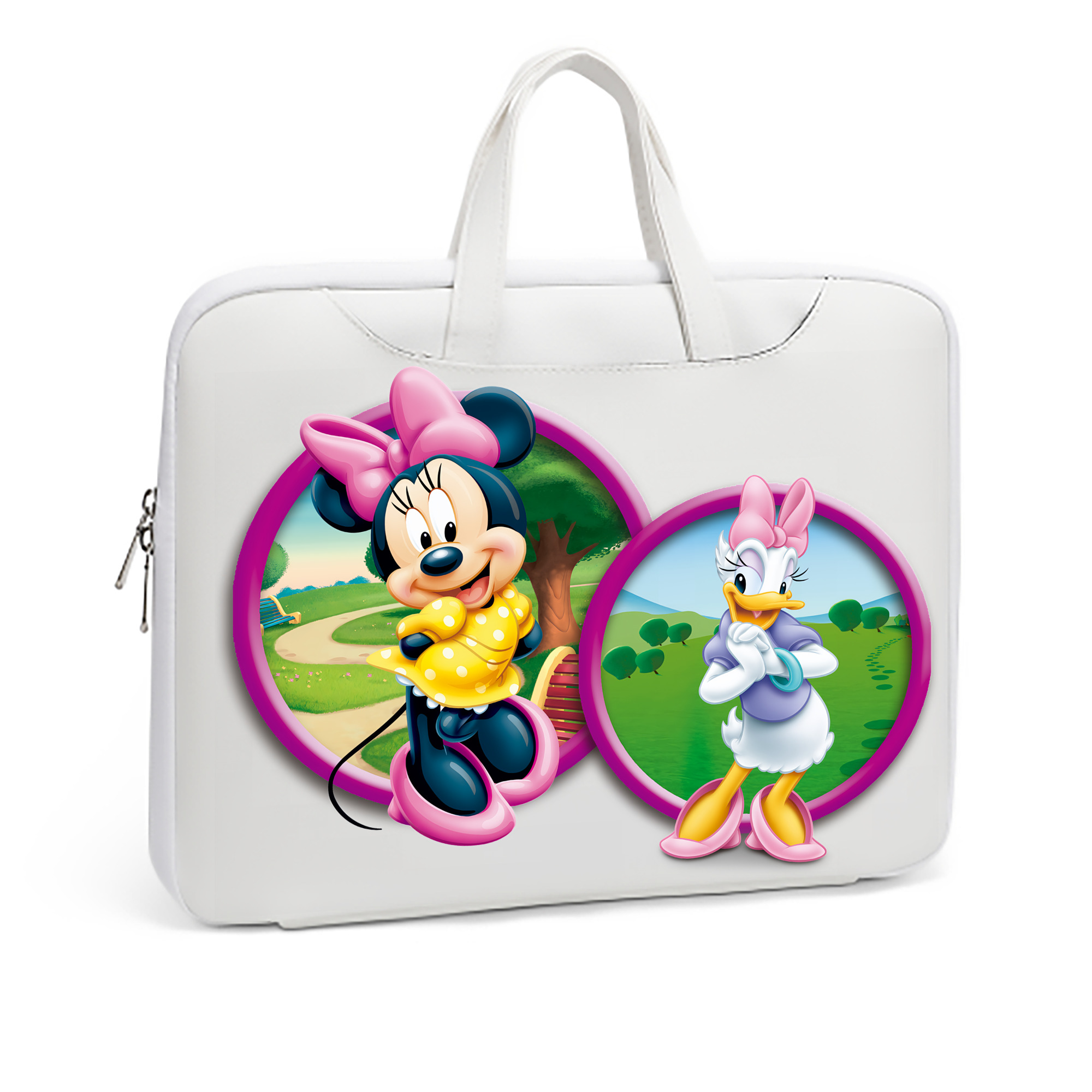 ミッキーマウス Mickey Mouse レザーラップトップバッグ　ノートパソコンケース