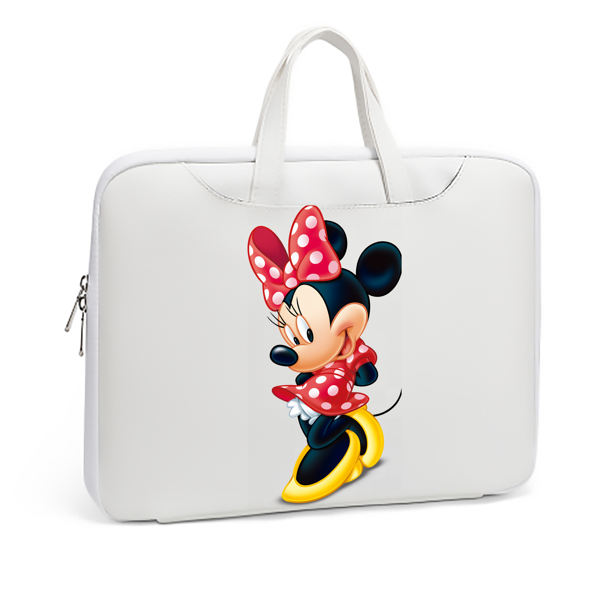 ミッキーマウス Mickey Mouse レザーラップトップバッグ　ノートパソコンケース