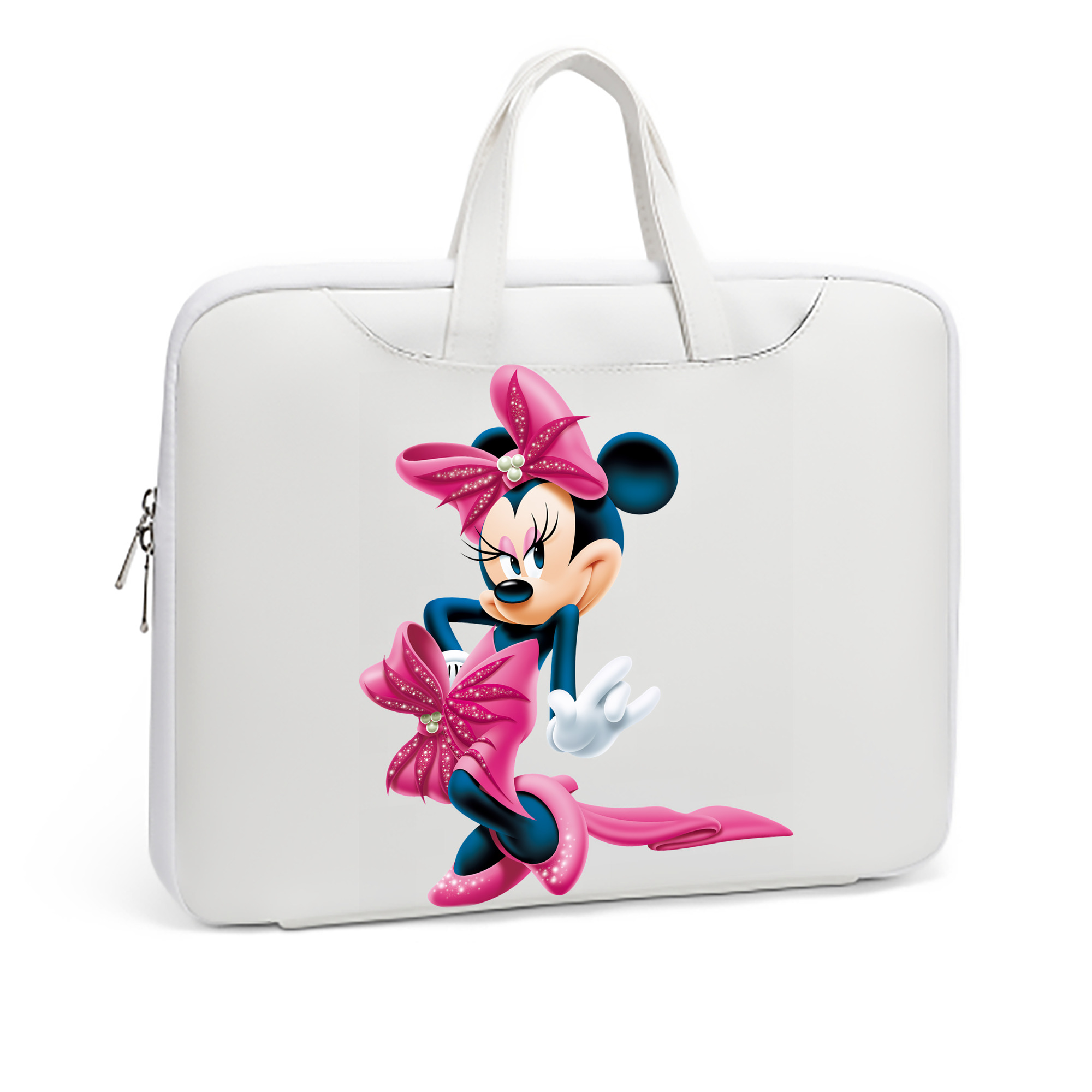 ミッキーマウス Mickey Mouse レザーラップトップバッグ　ノートパソコンケース