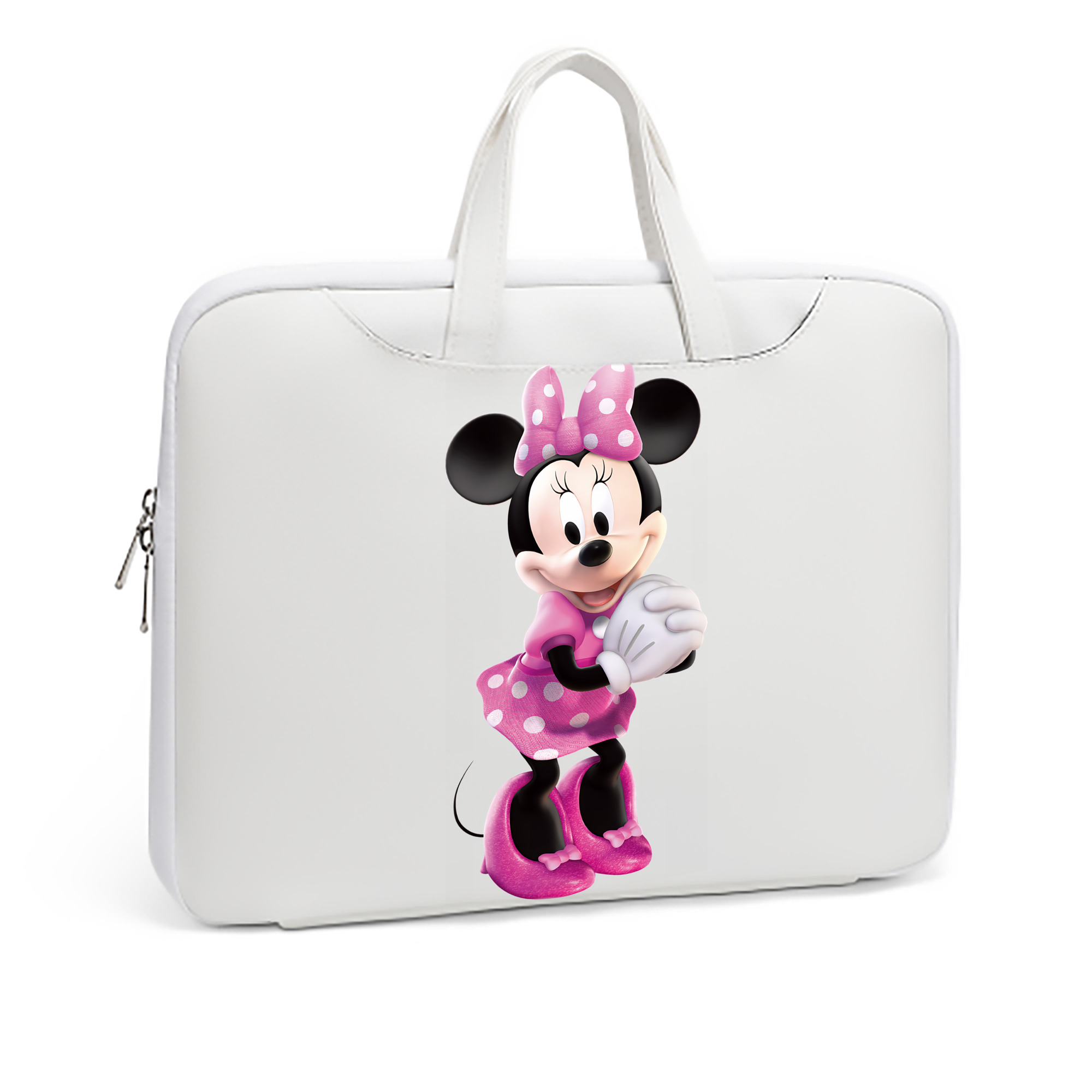 ミッキーマウス Mickey Mouse レザーラップトップバッグ　ノートパソコンケース