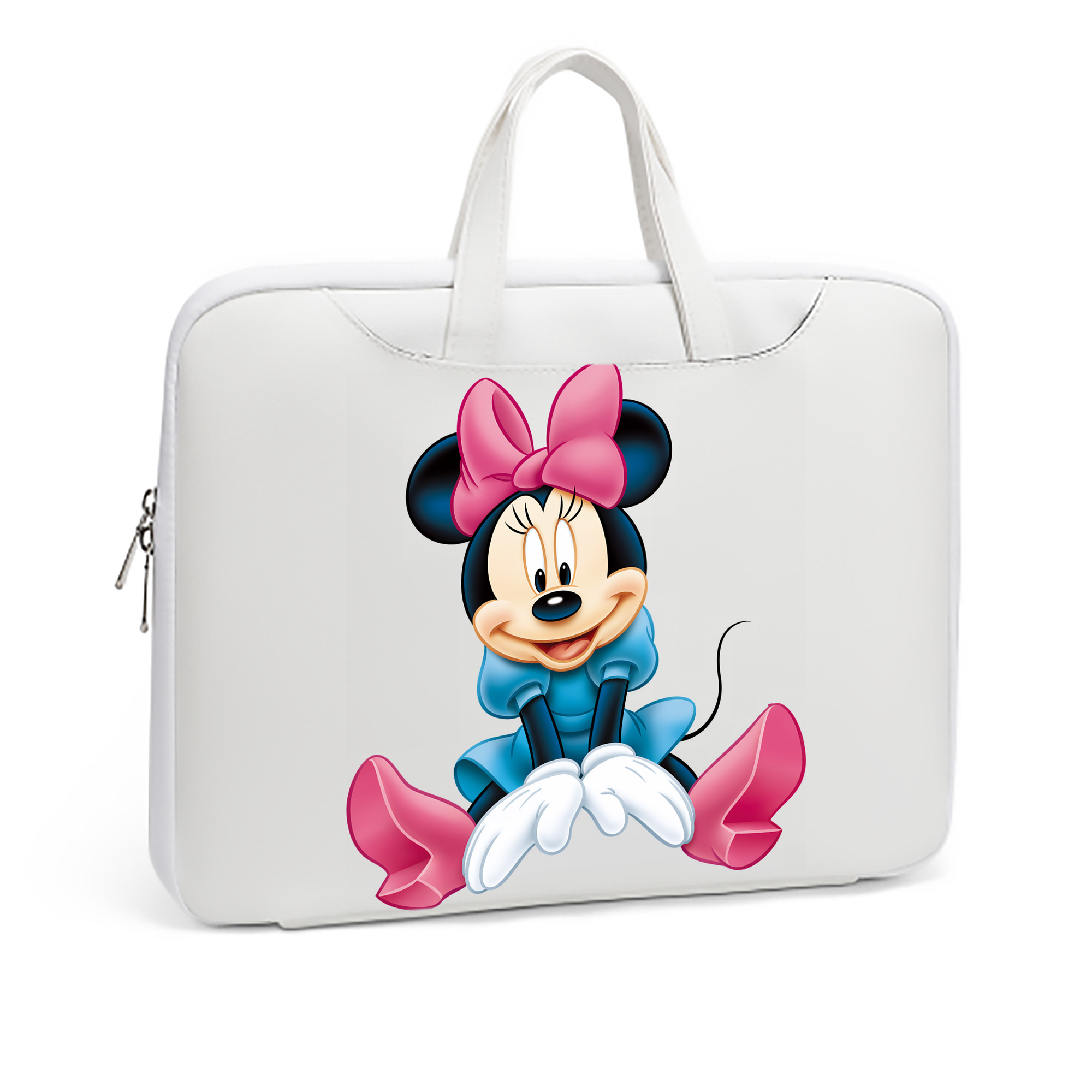 ミッキーマウス Mickey Mouse レザーラップトップバッグ　ノートパソコンケース