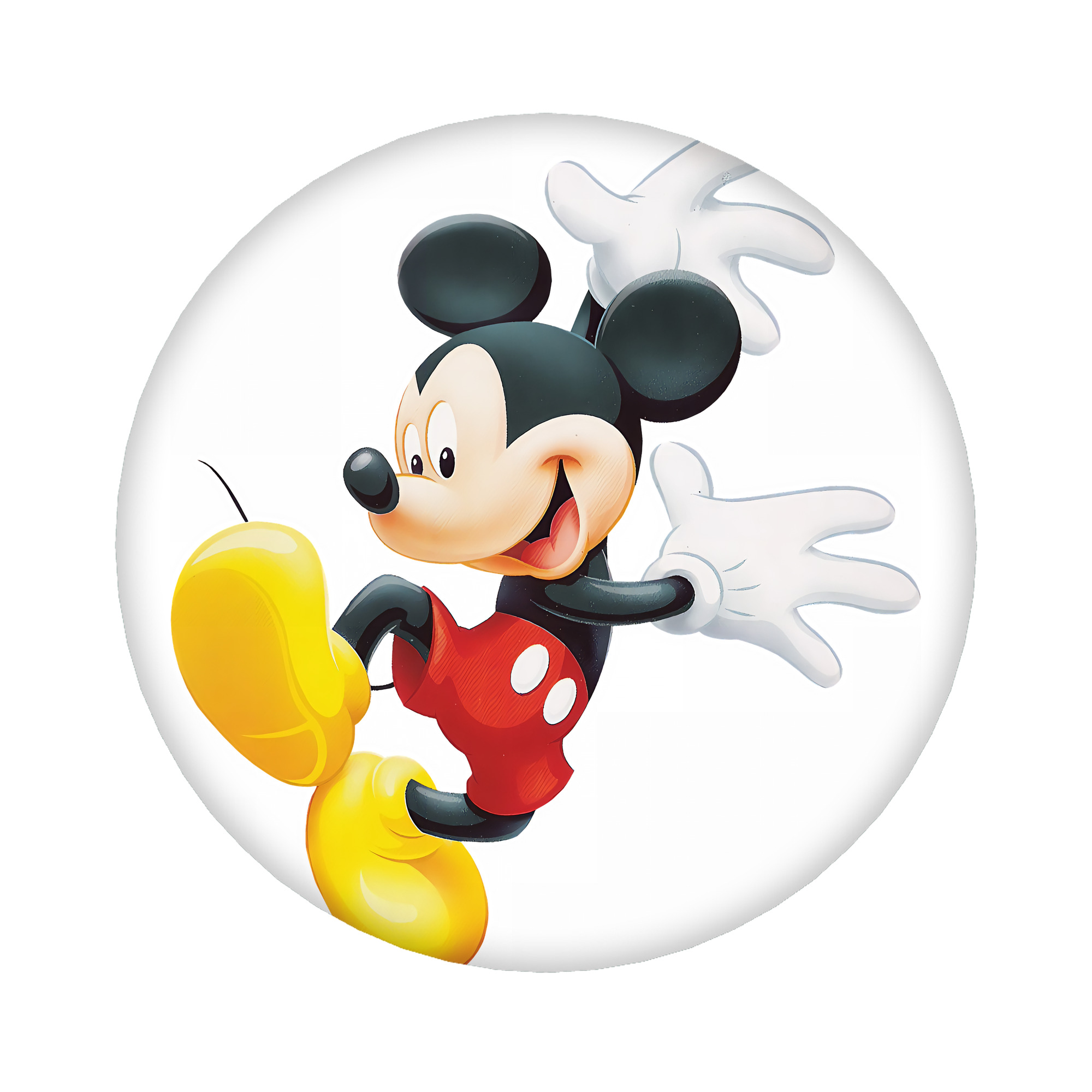 （画像用） ミッキーマウス Mickey Mouse 6cm 缶バッジ 複数セット
